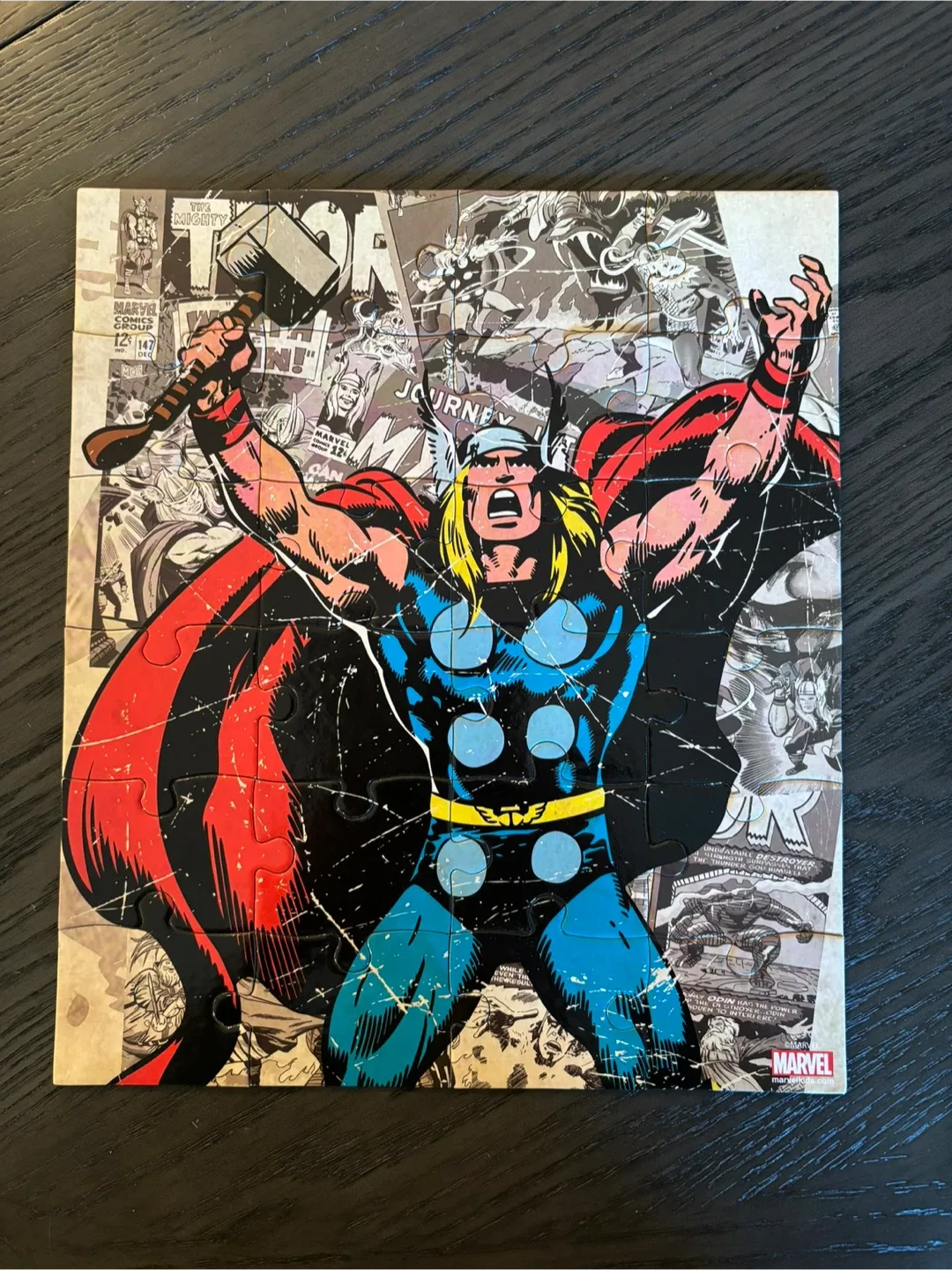 Marvel Comics Superhero Jigsaw Puzzles - Set of 10