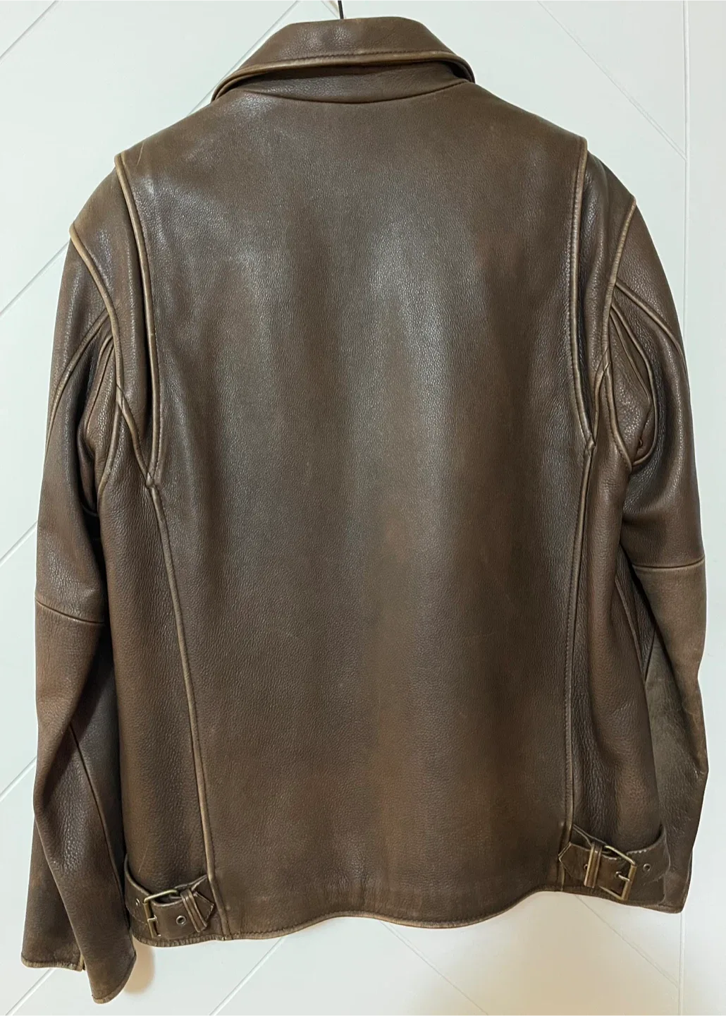 Danier Leather Jacket Men Size L image indicator(8)
