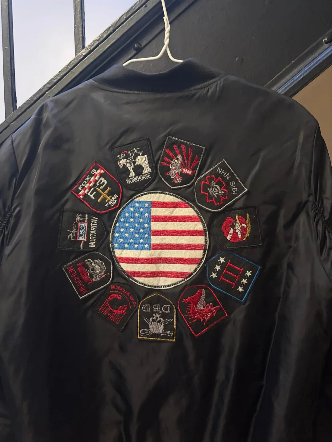 American Stitch Black Bomber Jacket - XL image indicator(3)