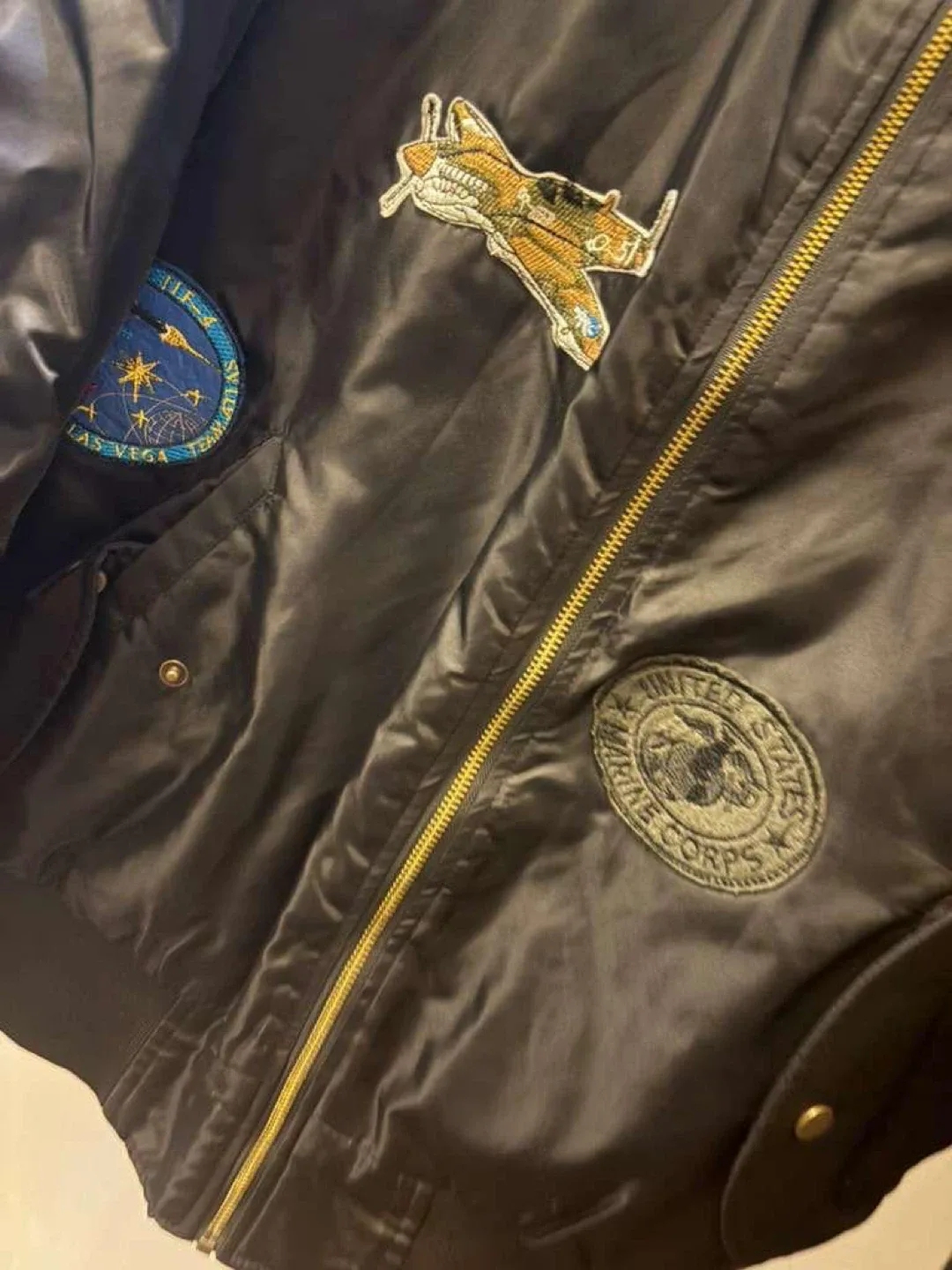 American Stitch Black Bomber Jacket - XL image indicator(6)