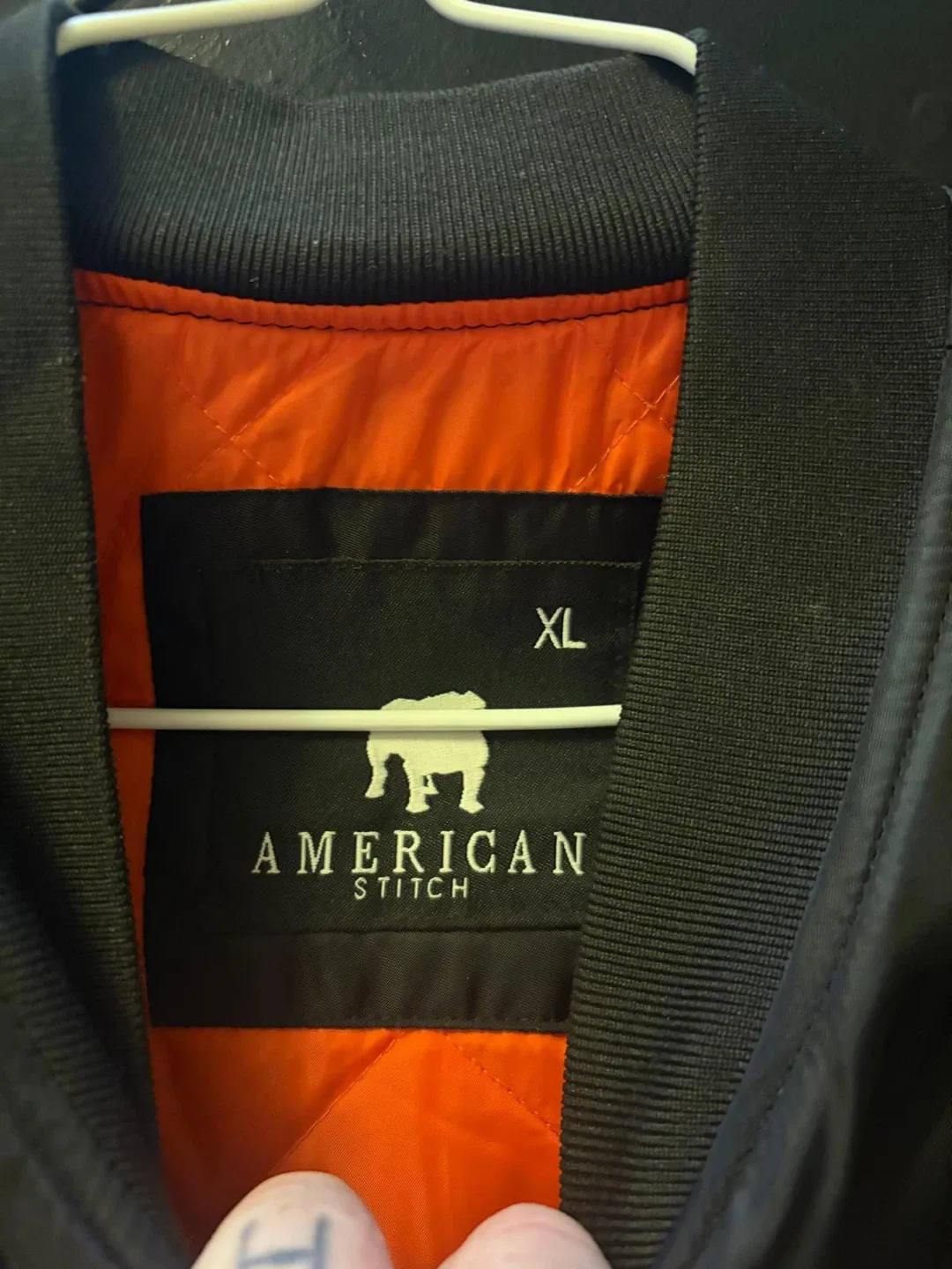 American Stitch Black Bomber Jacket - XL image indicator(8)