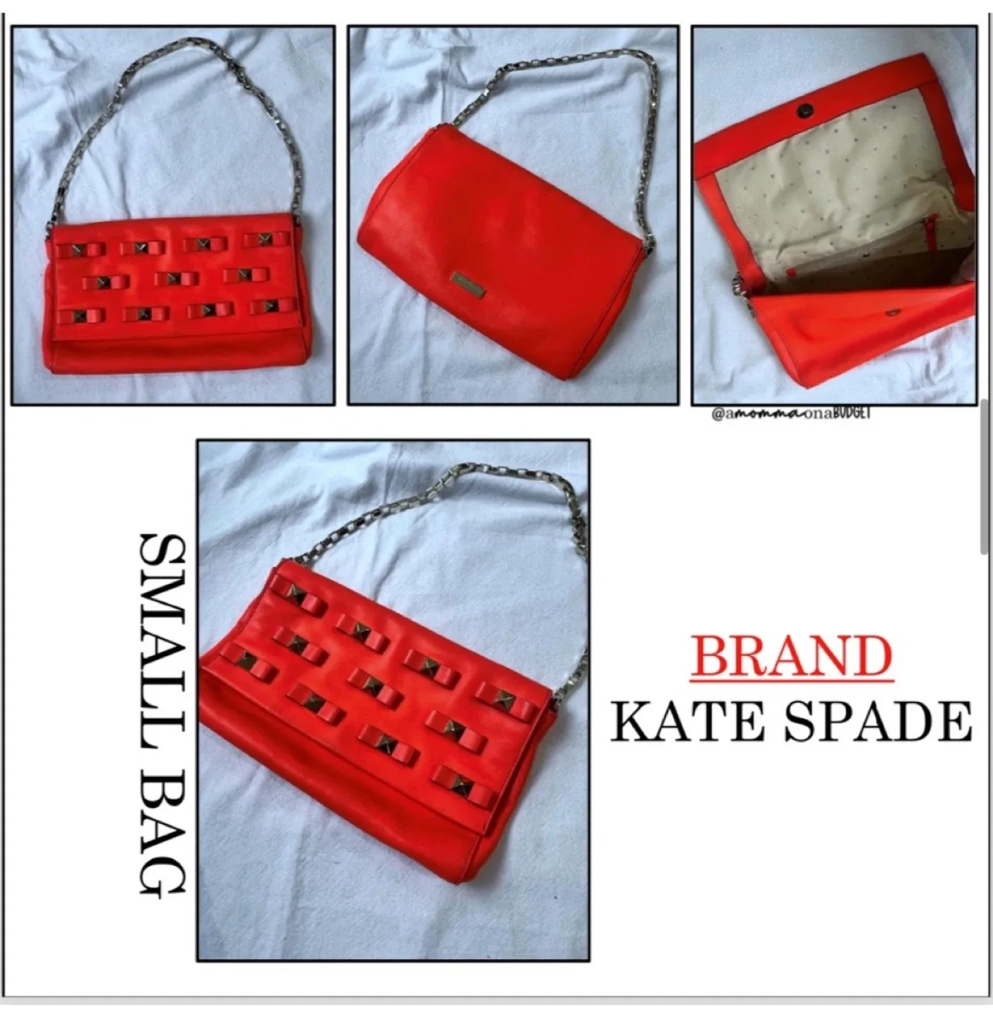 Kate Spade Red Small Bag #cleanout