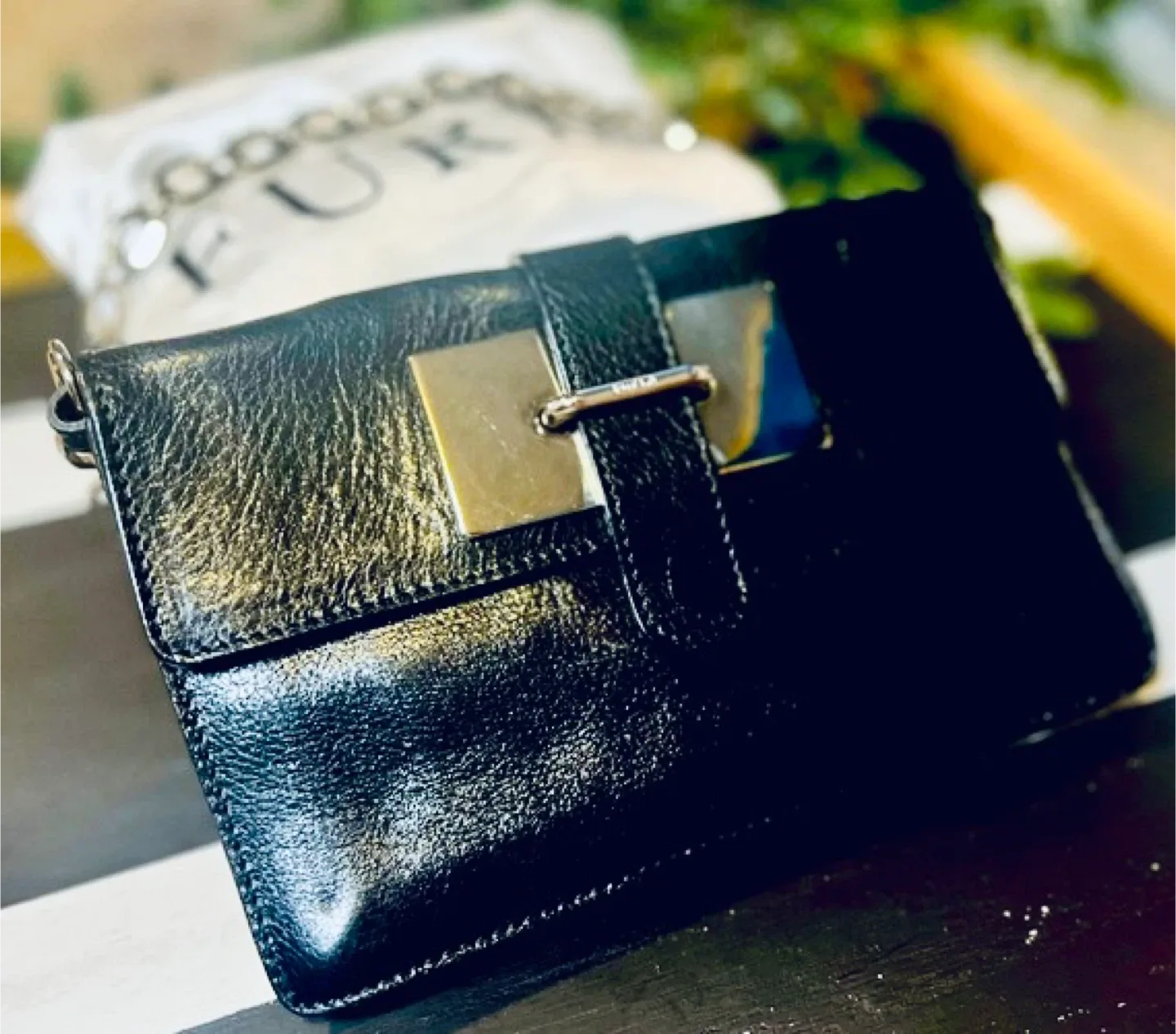 Furla Shoulder Clutch with Chain