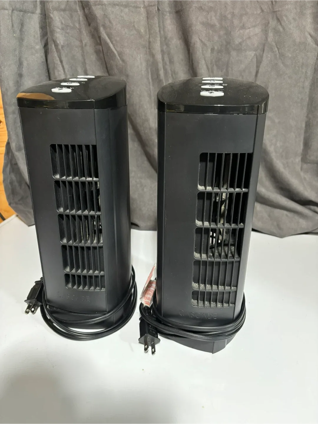Tower Fan - Black (Set of 2)