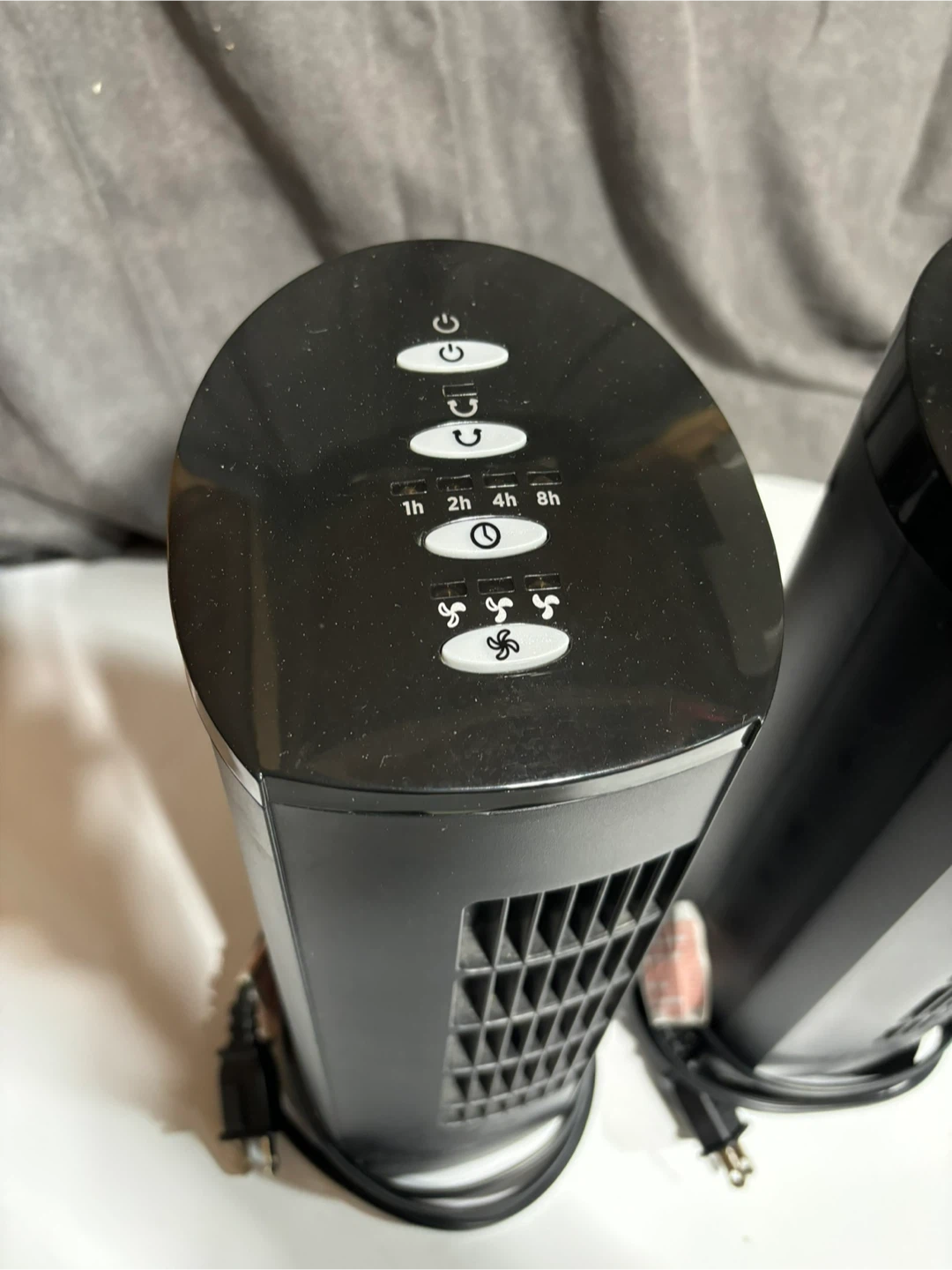Tower Fan - Black (Set of 2) - photo 3