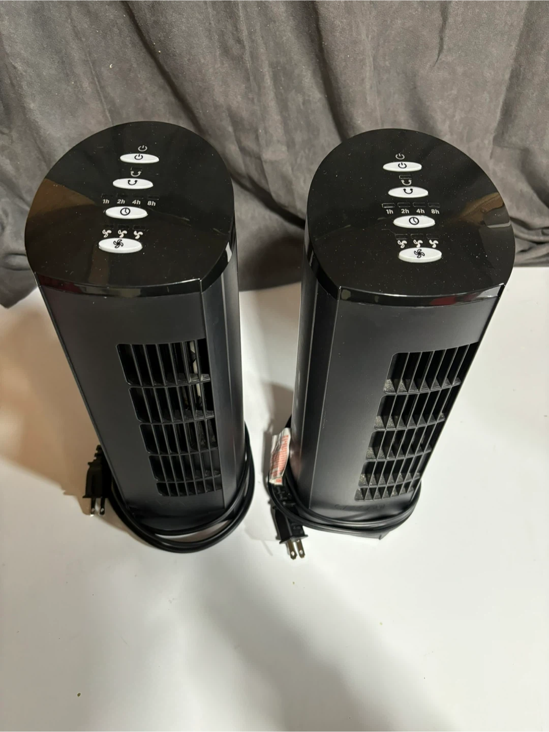 Tower Fan - Black (Set of 2) - photo 2
