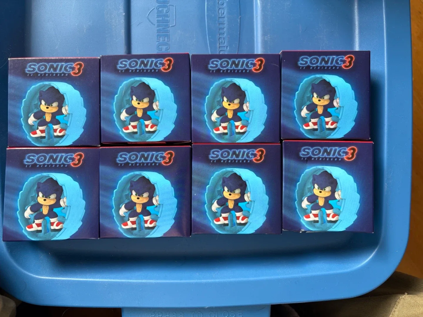 Sonic 3 2024 McDonald’s Happy Meal Toys