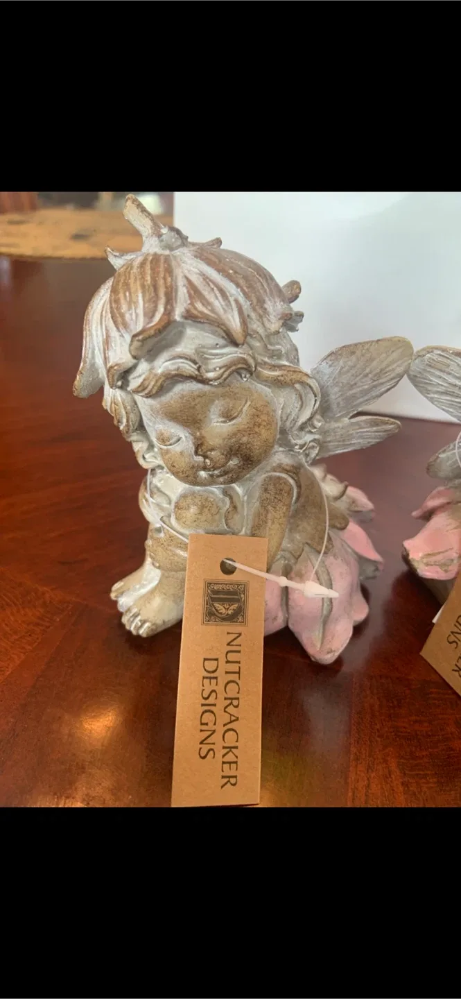 NEW NUTCRACKER WOODEN FAIRIES ! image indicator(6)