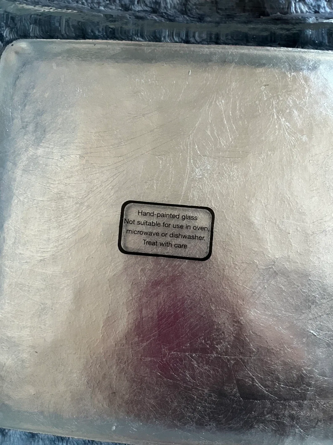 Badash Large Glass Serving Dish with Silver Frame image indicator(2)