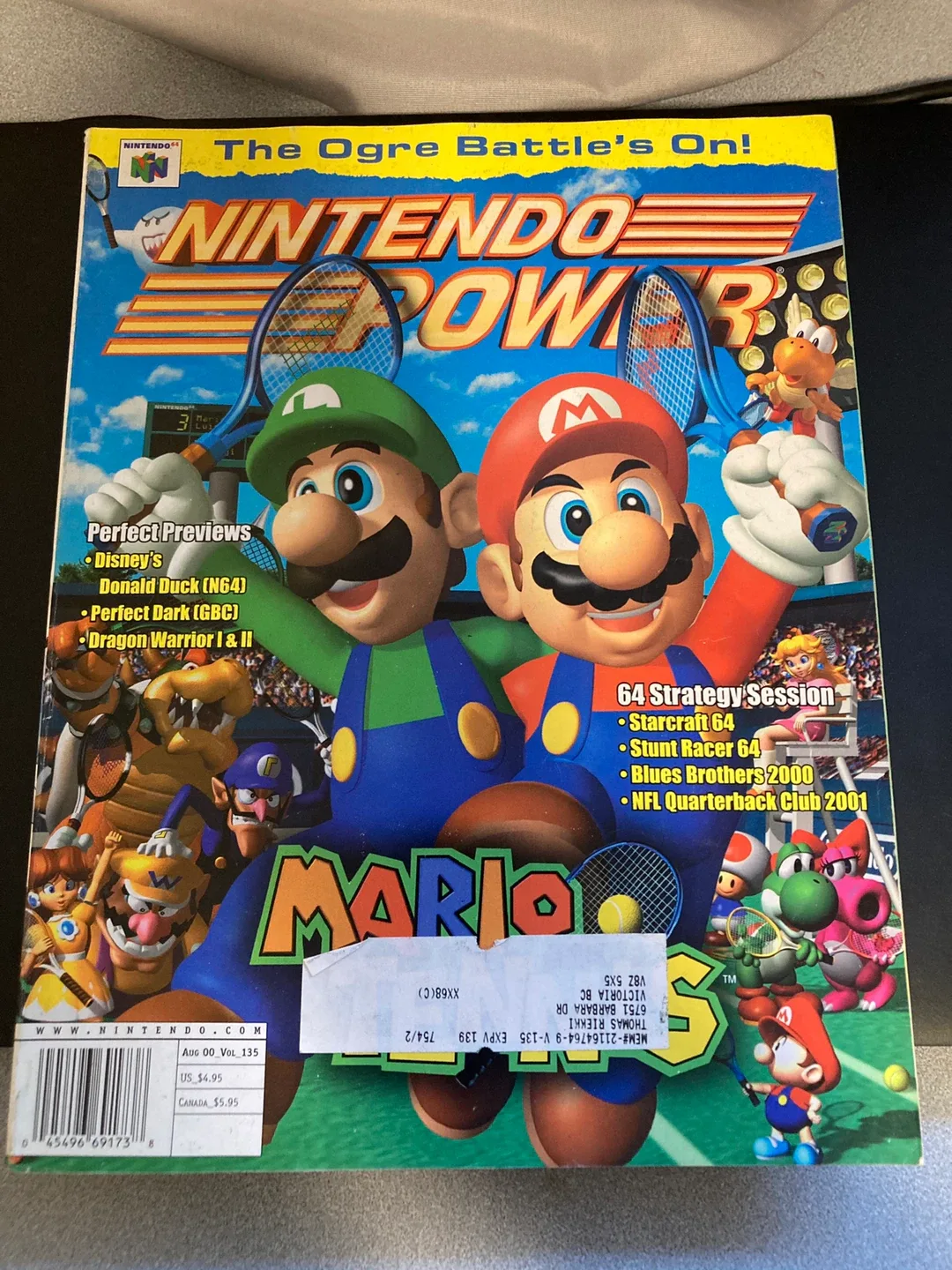 Nintendo Power Magazine Aug 2000 Vol 135