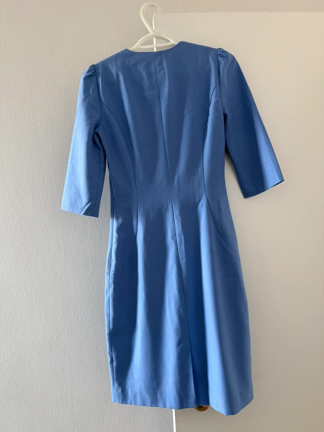 Mosaic Blue Dress - Size 34/office dress image indicator(2)