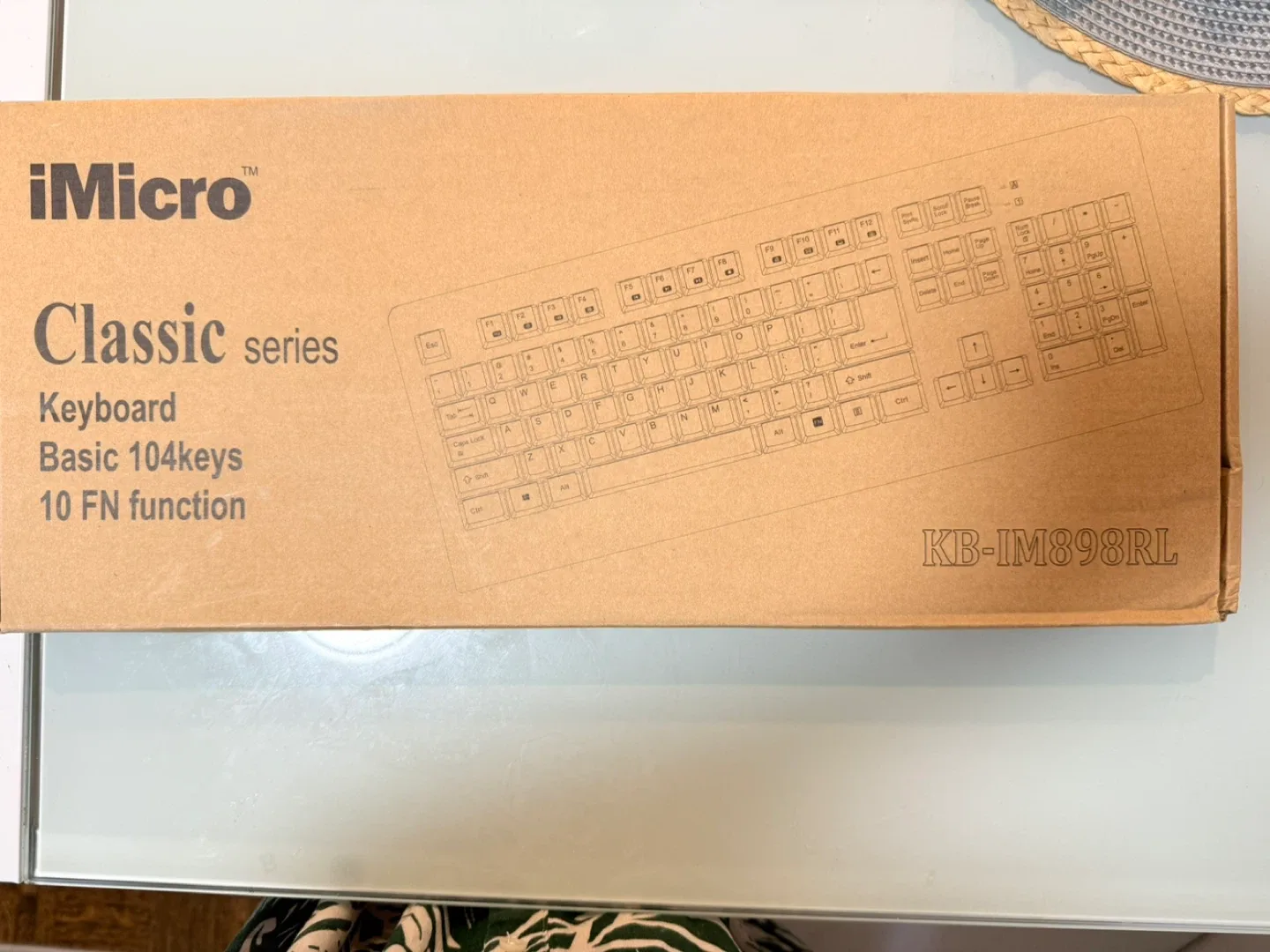 iMicro Classic Series Wired 104keys Keyboard KB-IM898RL image indicator(2)