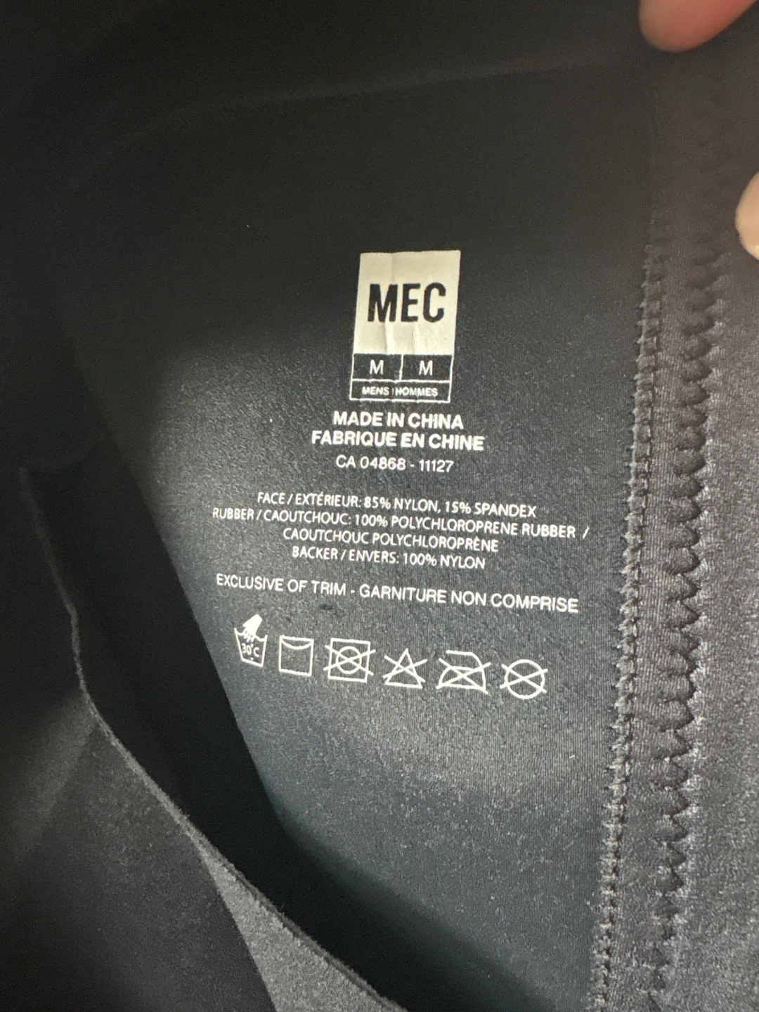 MEC Wetsuit - Size M #cleanout image indicator(2)