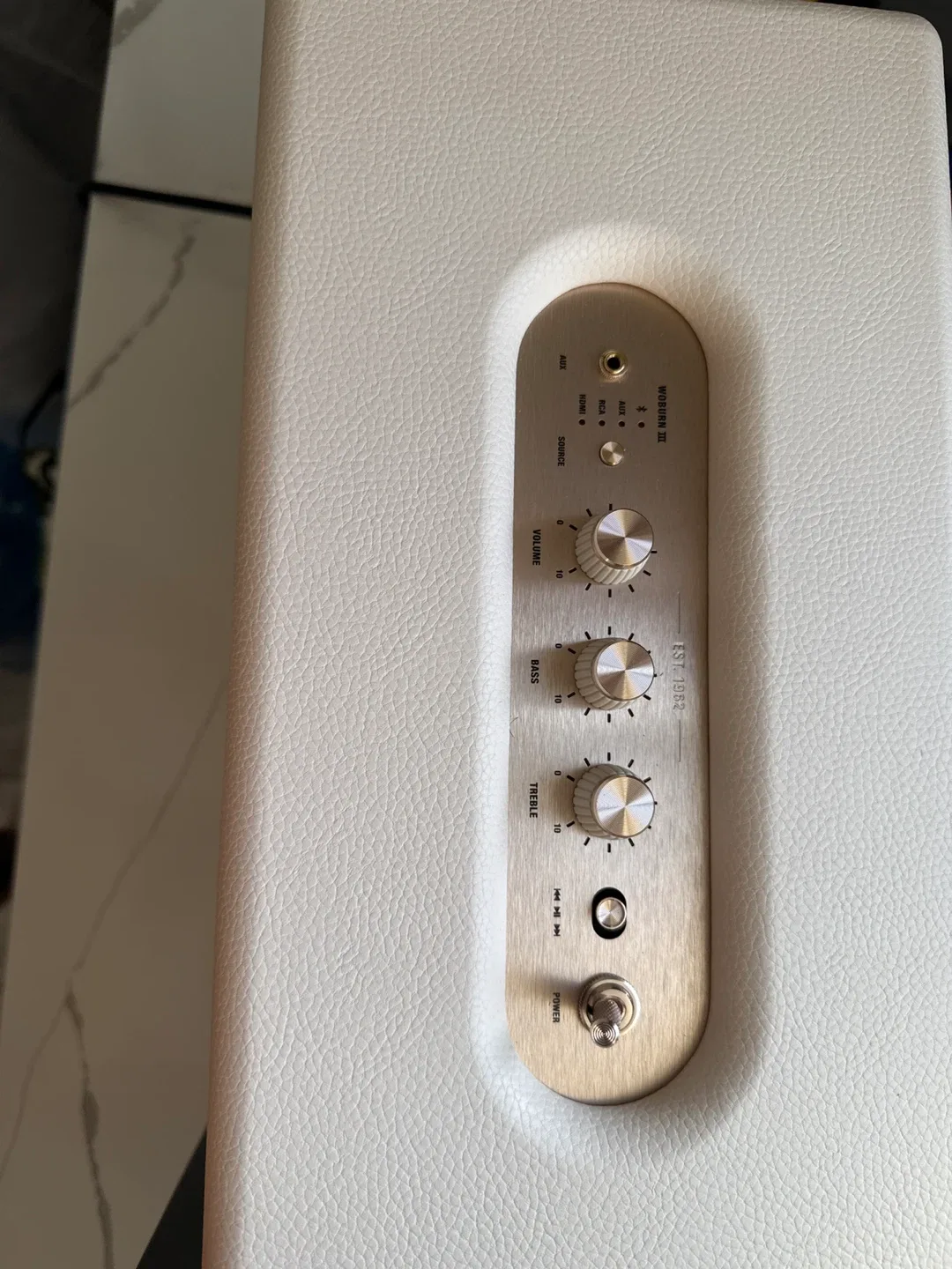 Marshall Woburn III Speaker - Cream - New in Box image indicator(3)