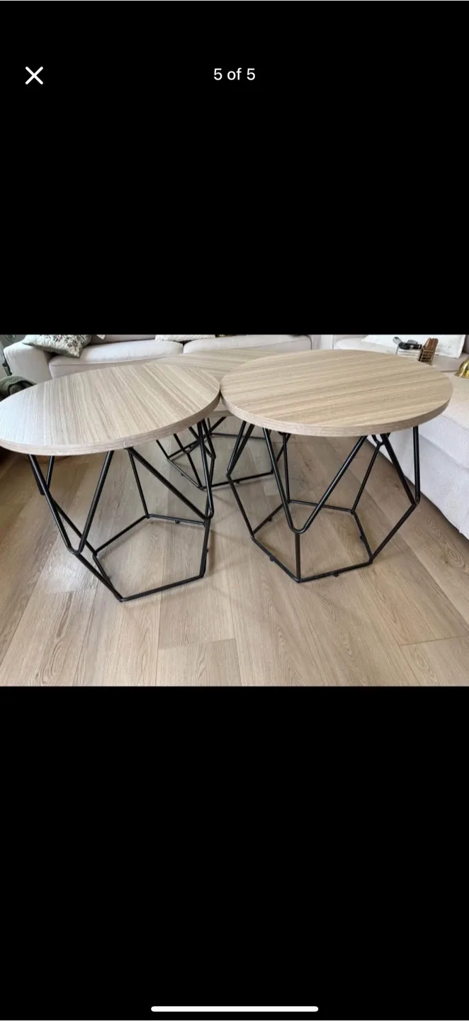 Set of 3 coffee Tables