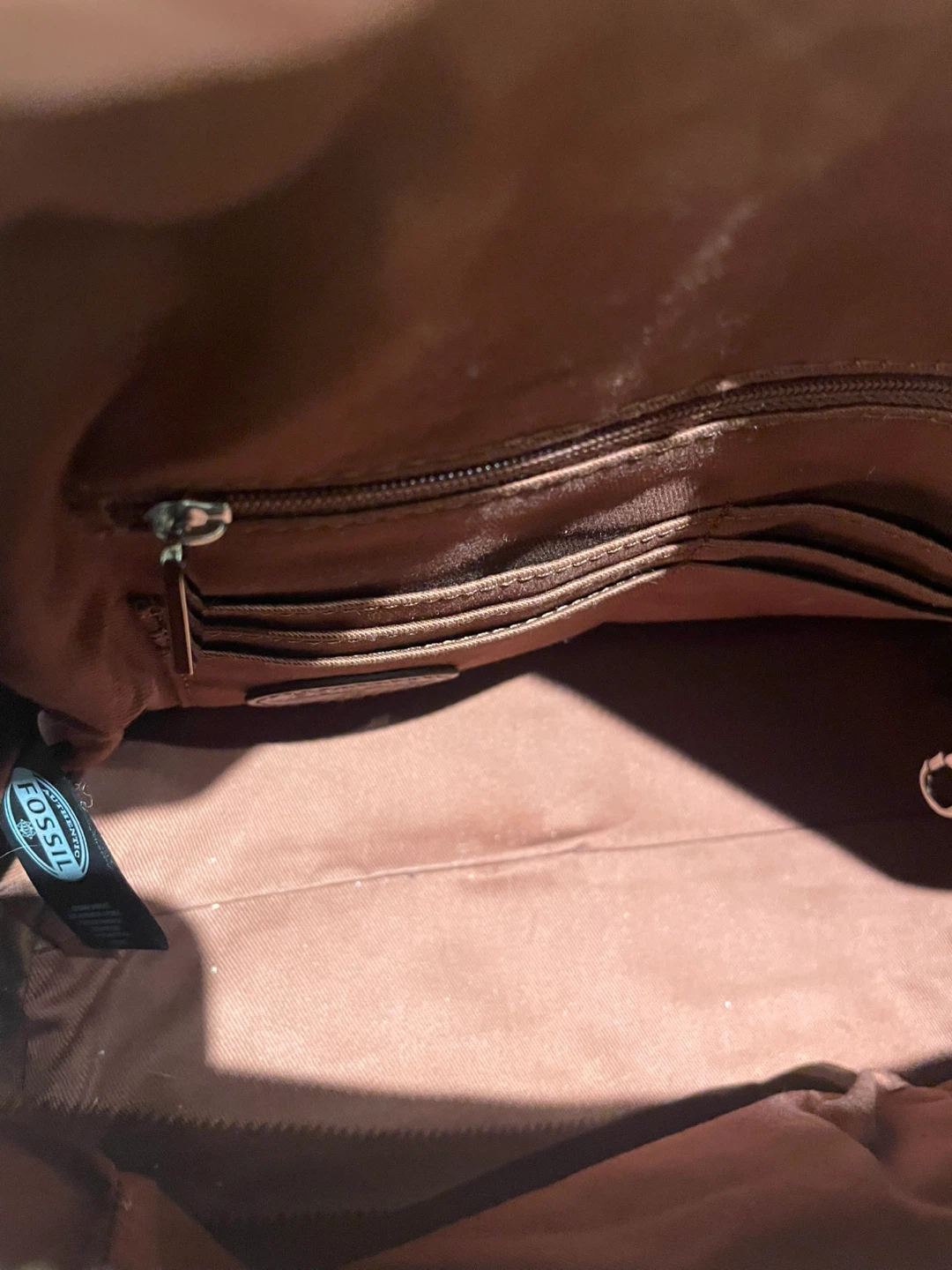 Fossil Brown Leather Satchel - photo 4