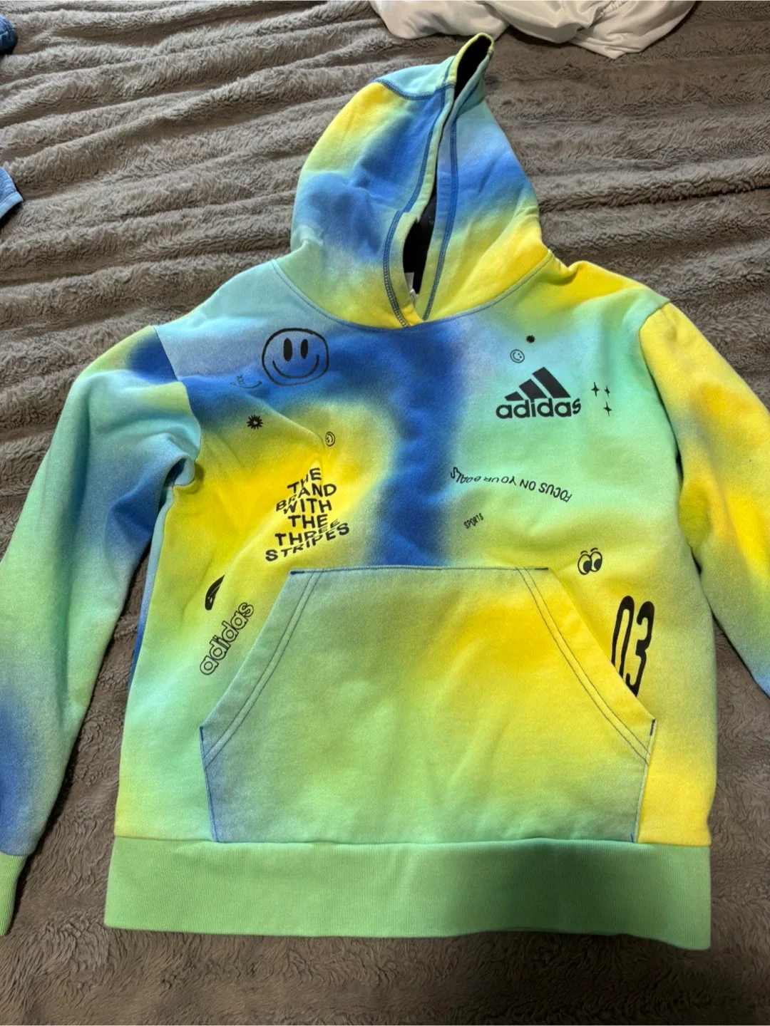 Adidas Tie-Dye Hoodie - Loose Fit