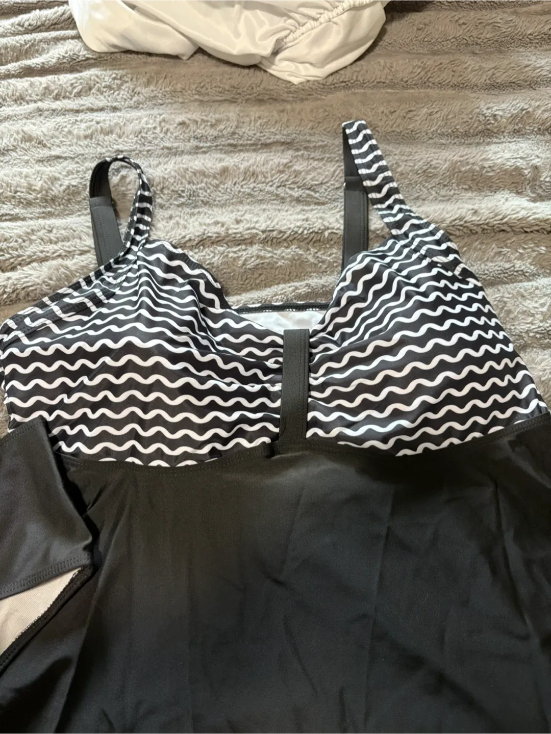 Shein Black & White Swimsuit