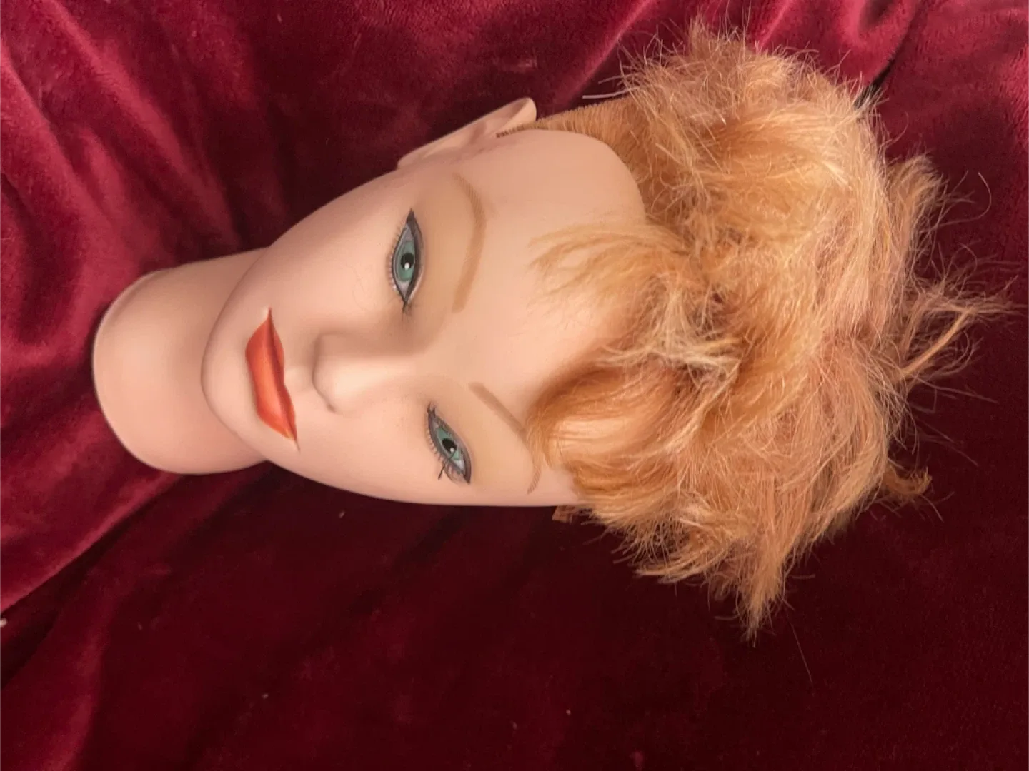 Mannequin head with hair image indicator(6)