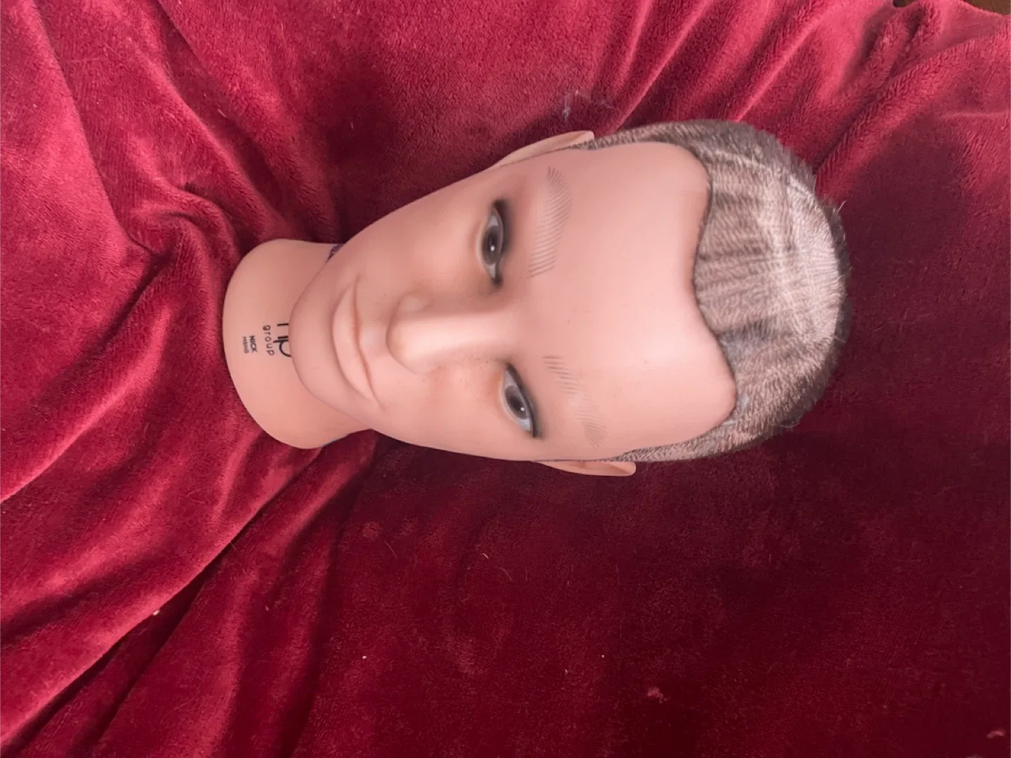Mannequin head with hair image indicator(10)