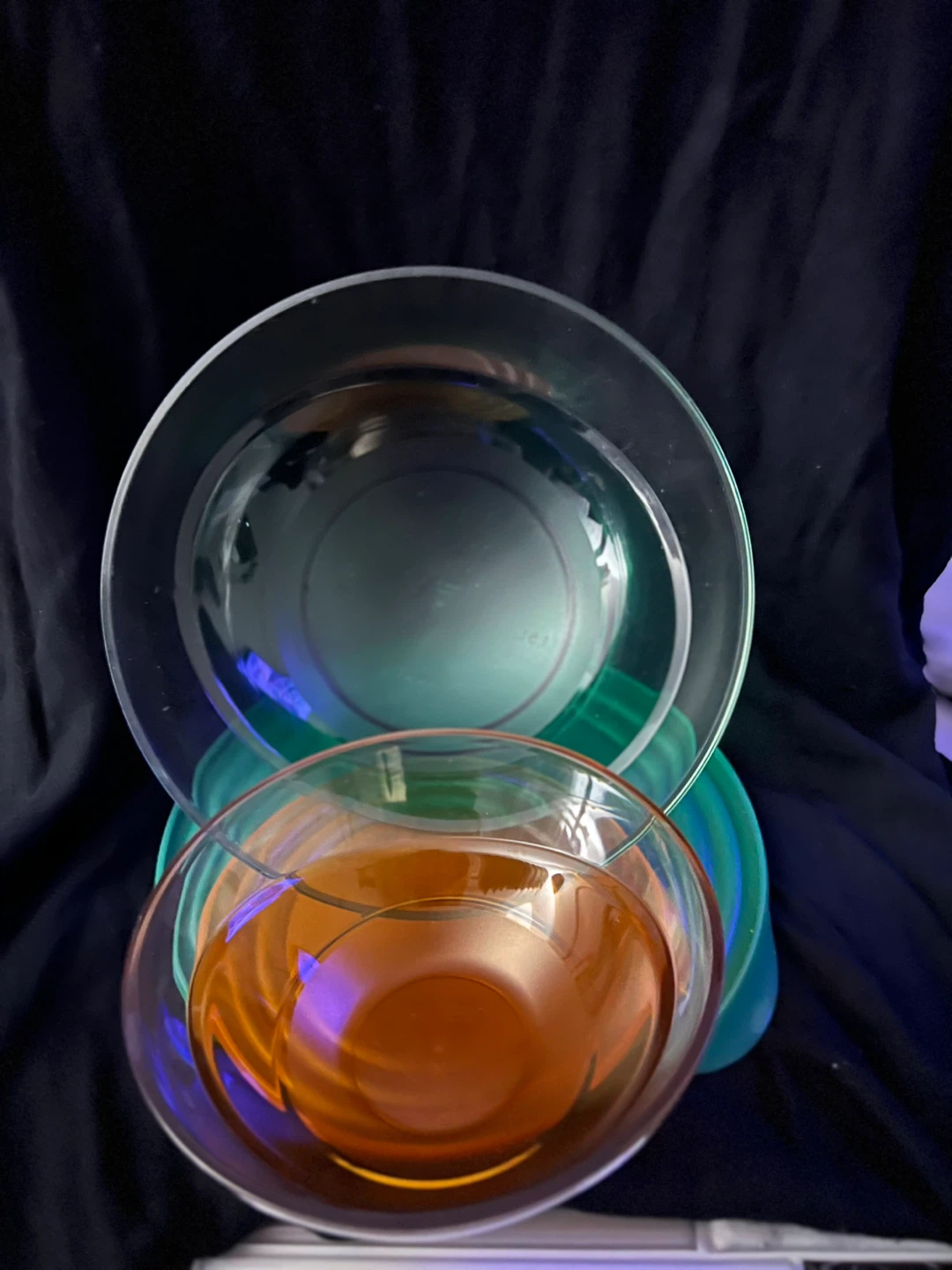 Tupperware Bowls - Clear, Green, Orange - photo 2