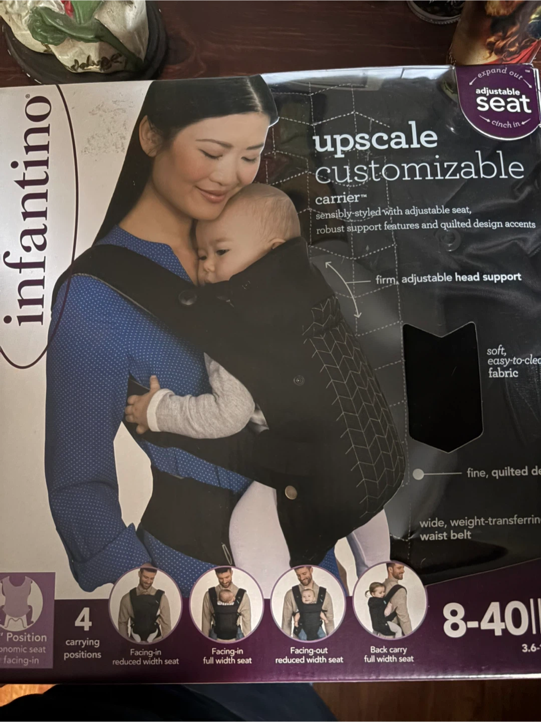 Infantino Upscale Customizable Carrier (8-40 lbs)