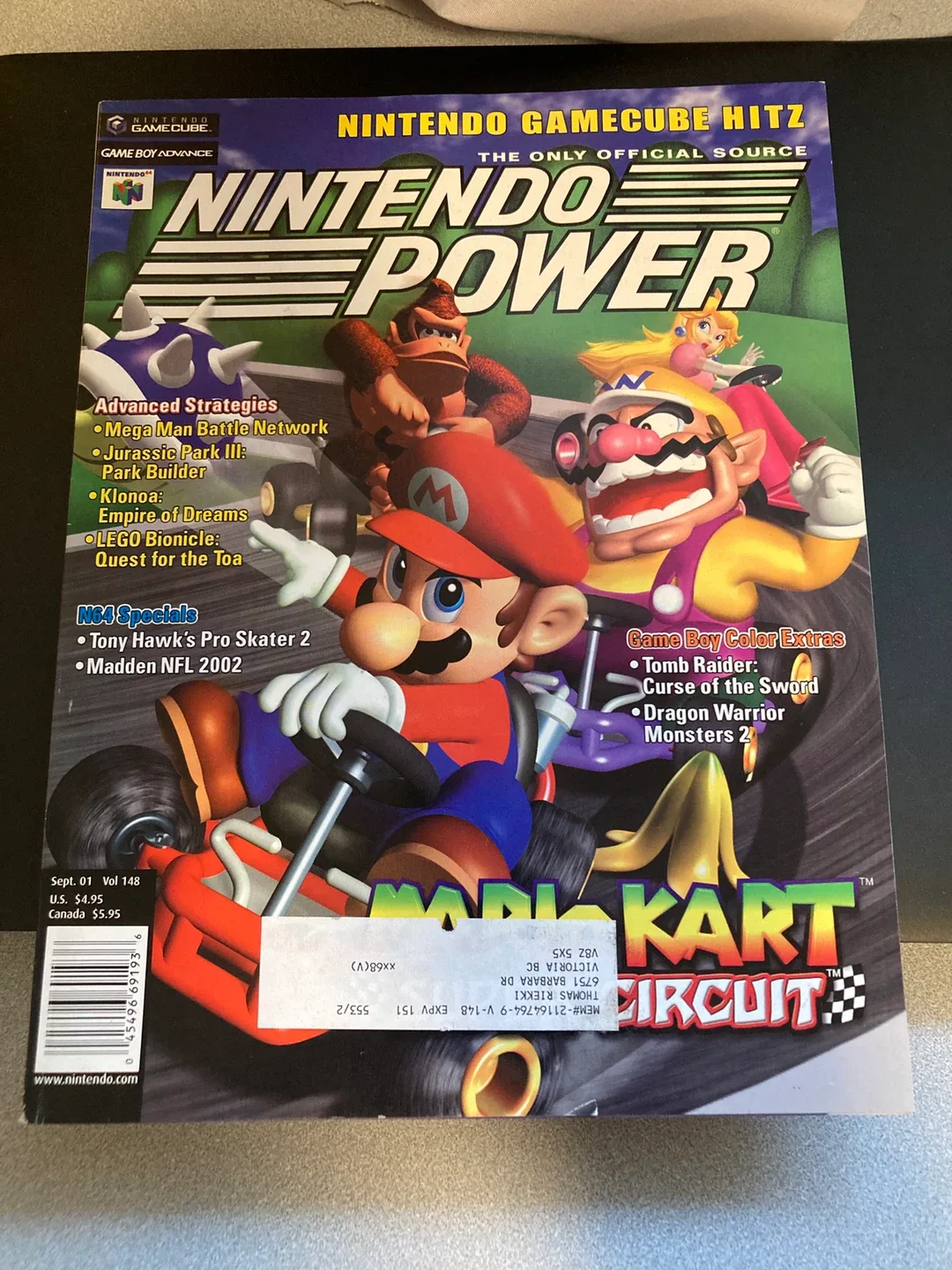 Nintendo Power Magazine September 2001 Vol 148