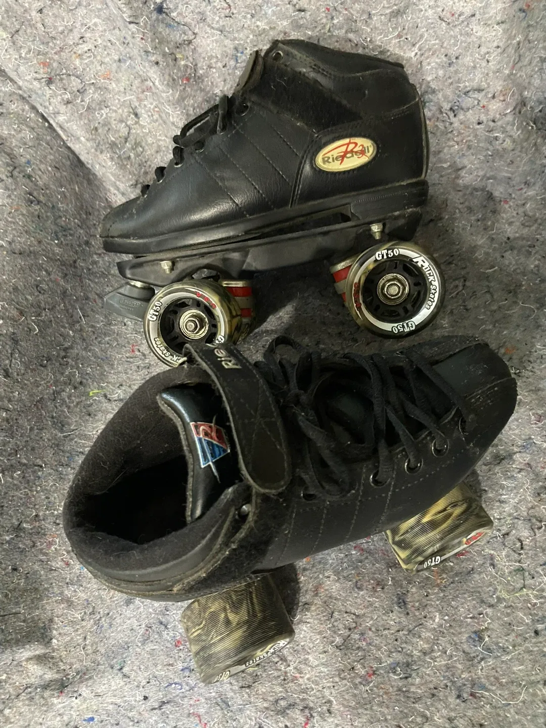 1980’s Riedell Roller Skates - Black - Size 7 women’s image indicator(2)