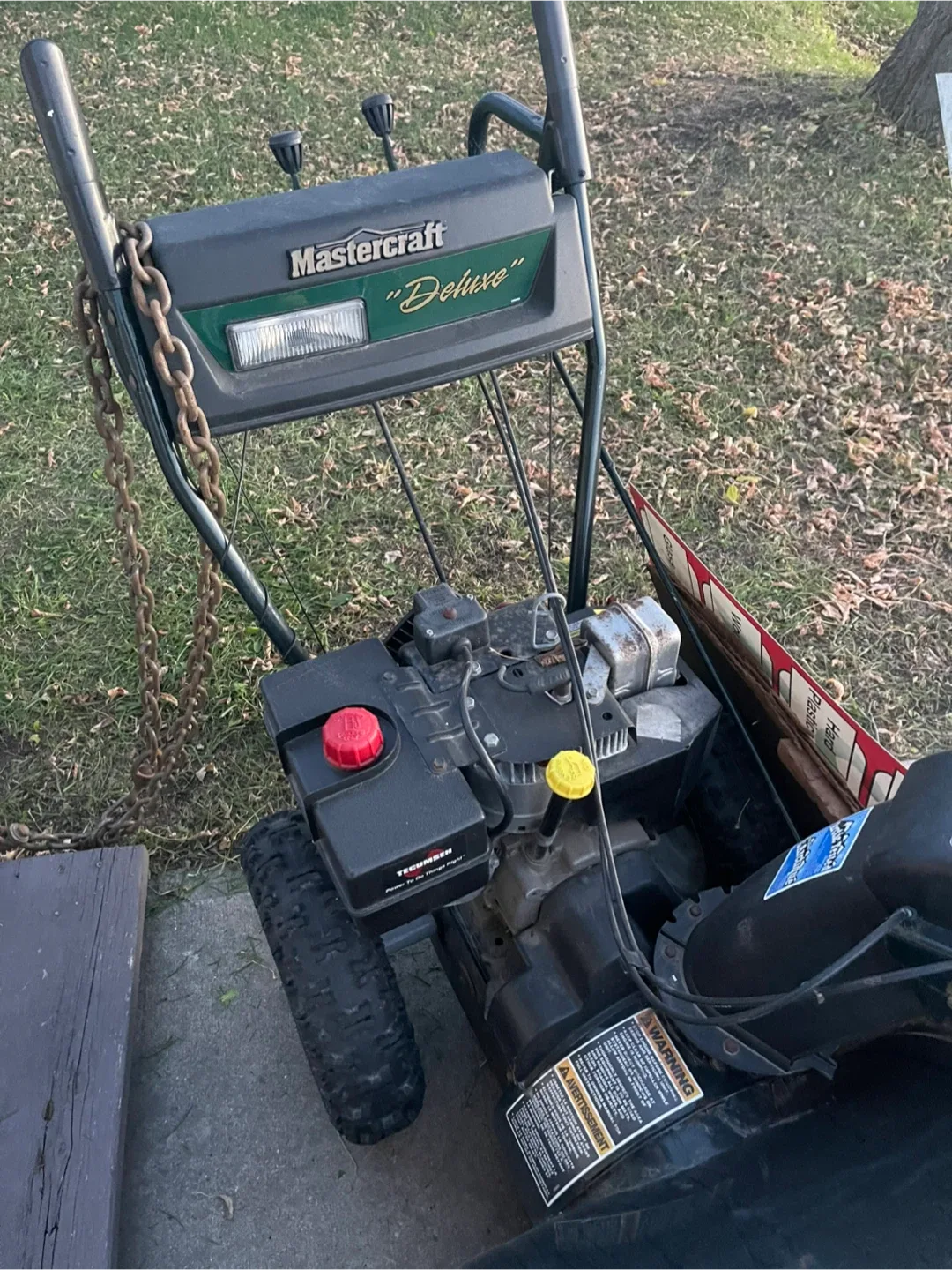 Mastercraft Deluxe 8.5HP 27" Snowblower