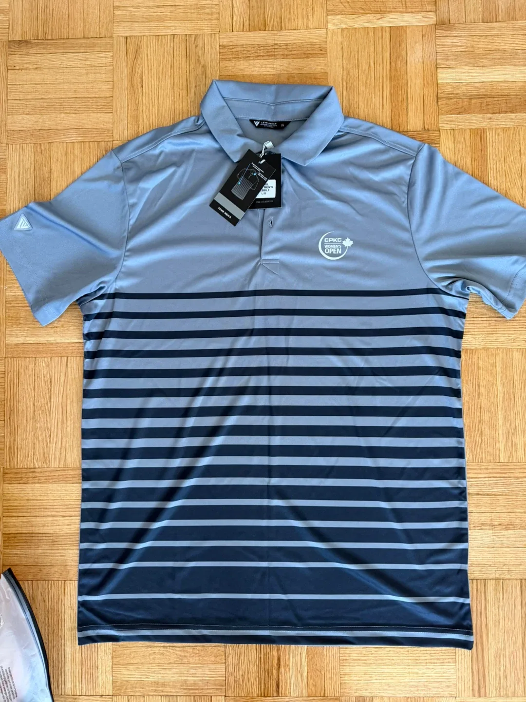 Levelwear Tone Men's Pebble Polo - Size L/ Shirt