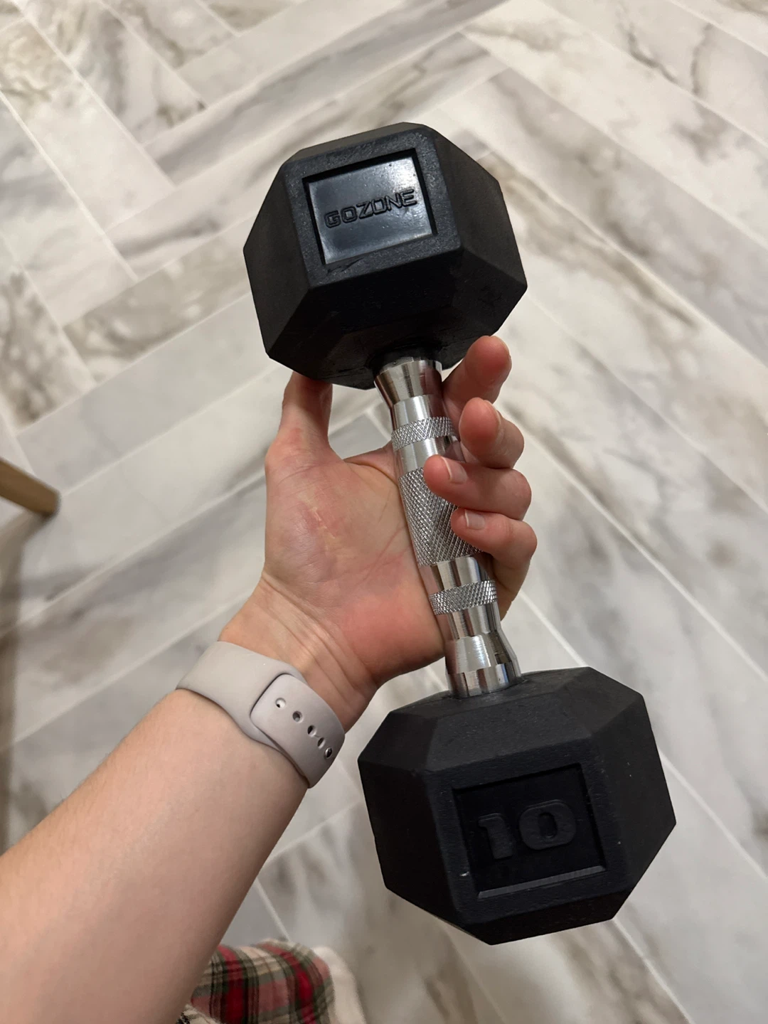 GoZone 10 lb Dumbbells - Pair - photo 2