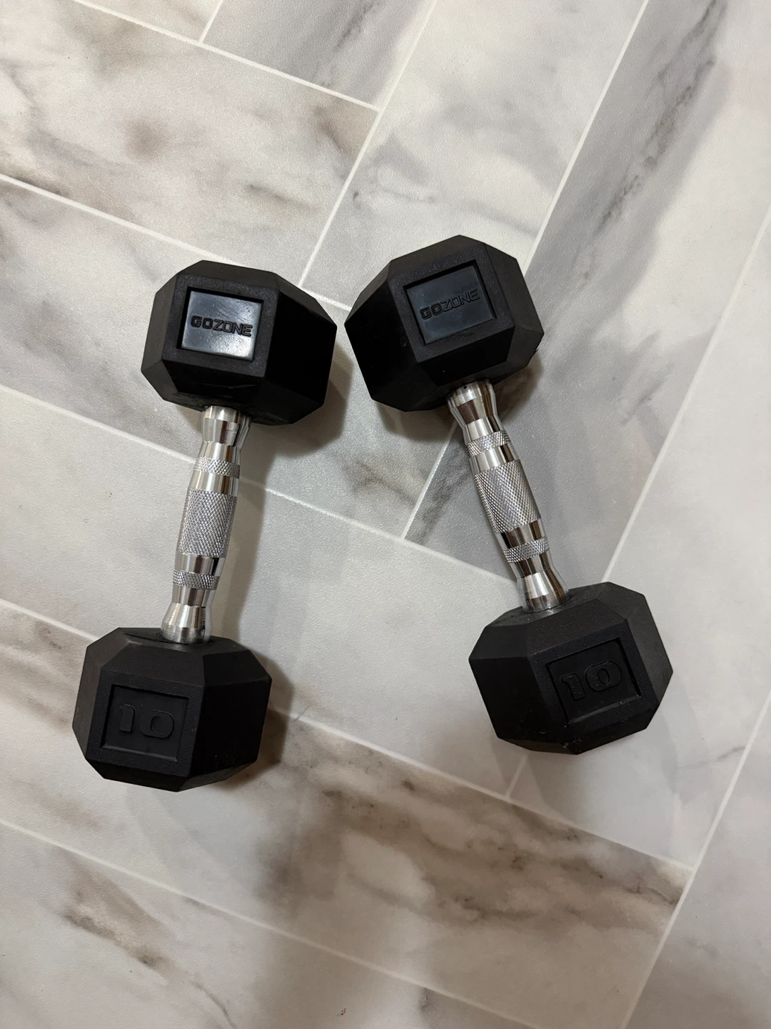 GoZone 10 lb Dumbbells - Pair