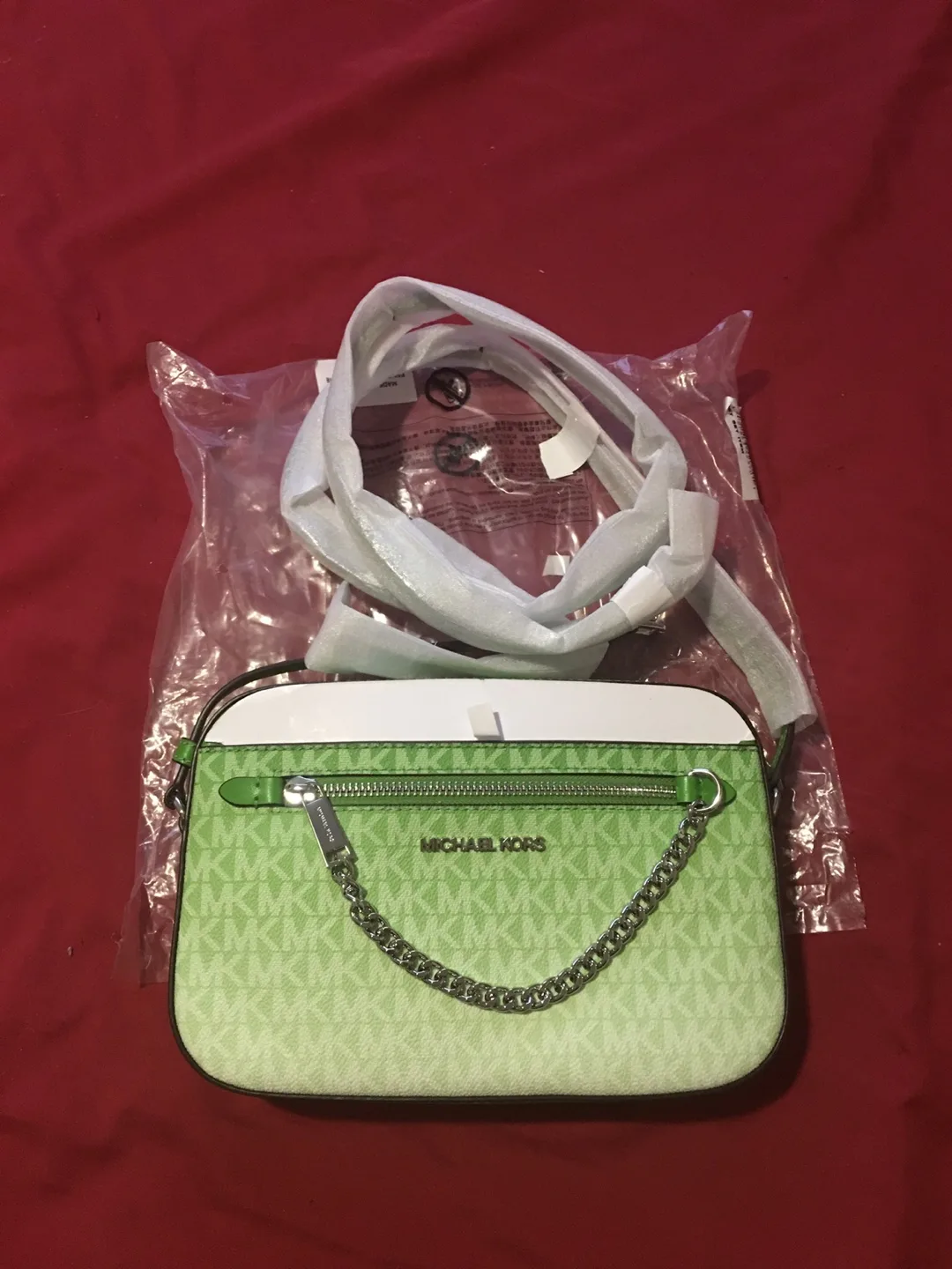 New Michael Kors Crossbody Bag - Green