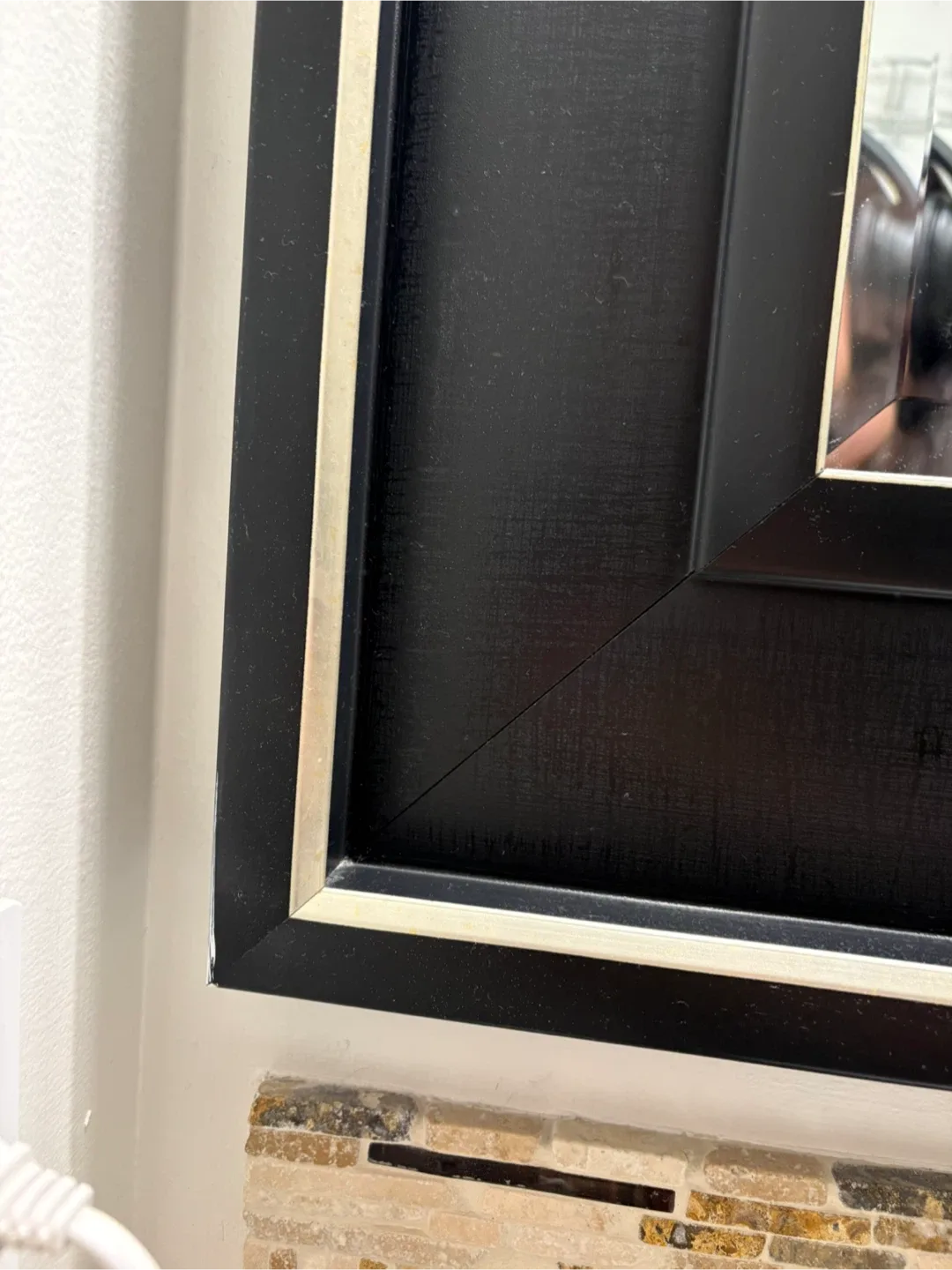Black Framed Wall Mirror #Cleanout image indicator(4)