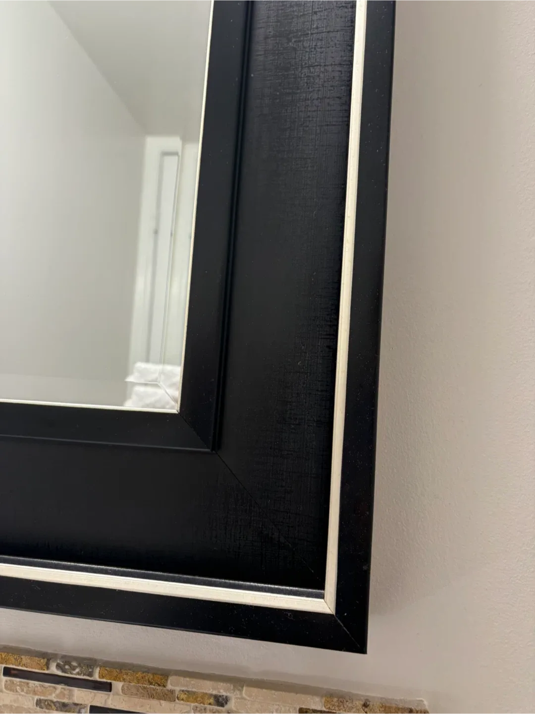 Black Framed Wall Mirror #Cleanout image indicator(2)