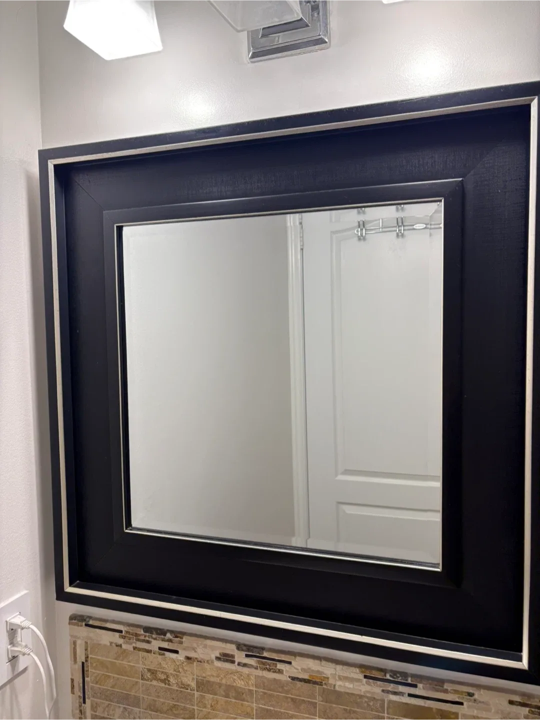 Black Framed Wall Mirror #Cleanout