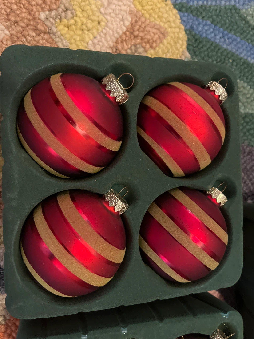 Christmas Ornaments - Red/Gold (Set of 12) - photo 4