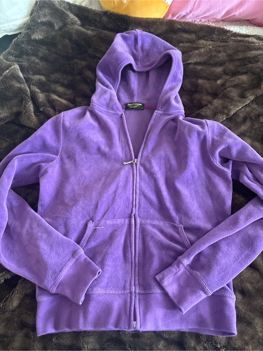 Juicy Couture Purple Velour Hoodie