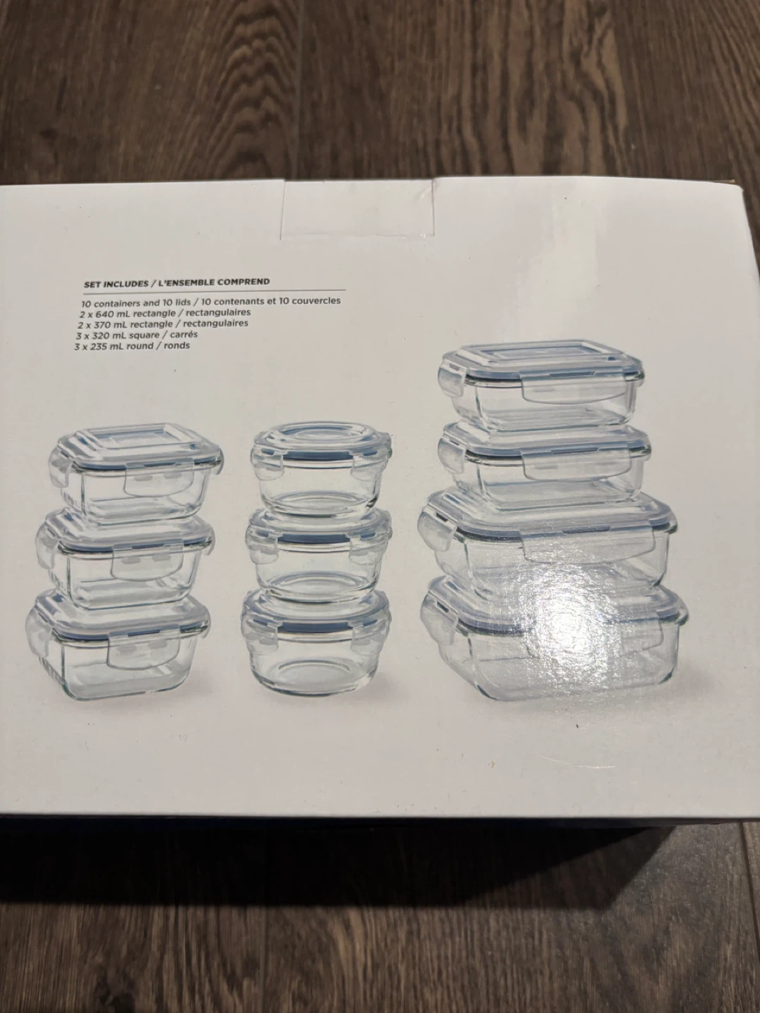 President's Choice Glass Container Set - NEW - photo 2