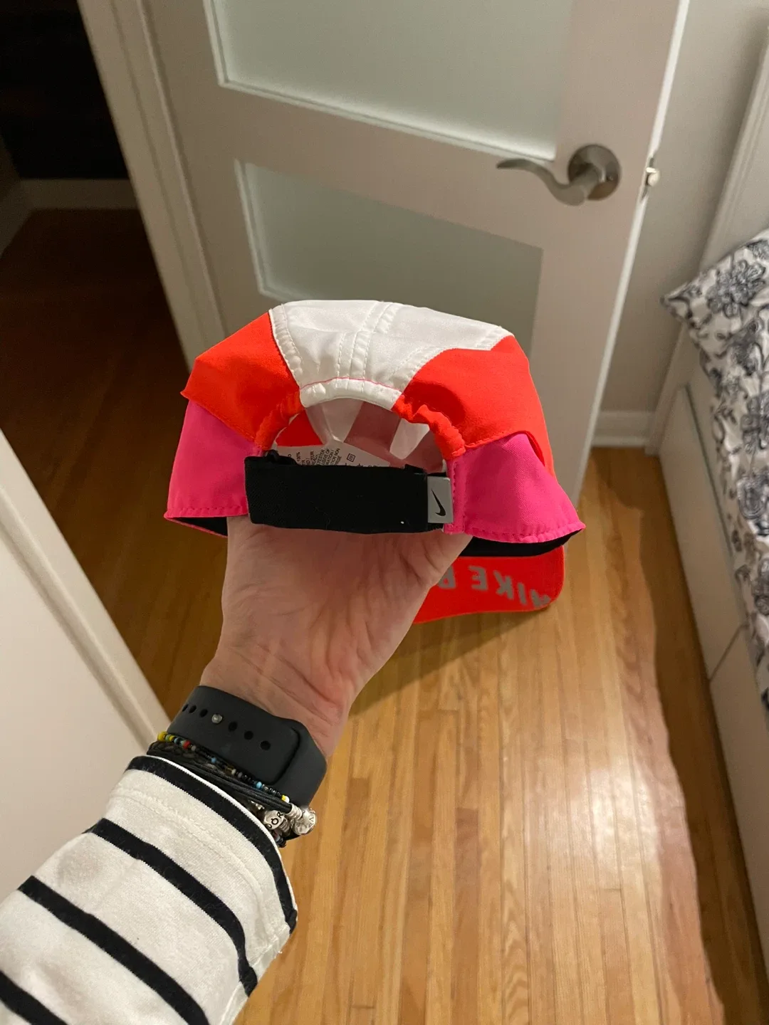 Nike Running Hat - Pink & Orange #cleanout image indicator(3)