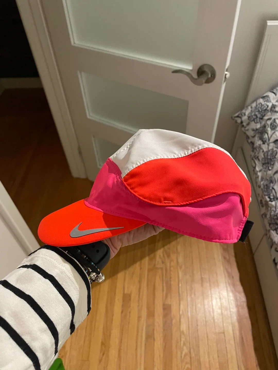 Nike Running Hat - Pink & Orange #cleanout image indicator(2)
