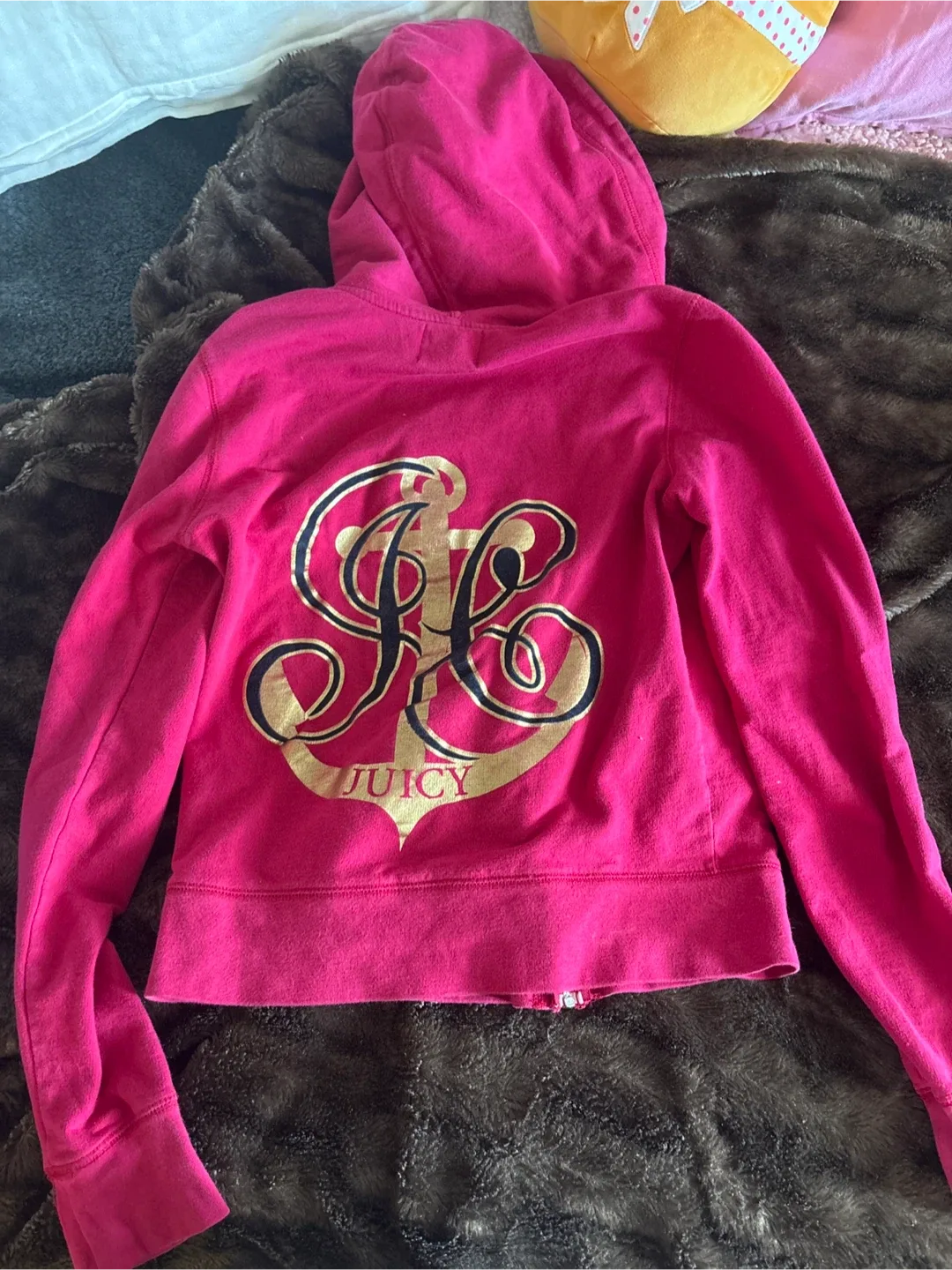 Juicy Couture Pink Zip-Up Hoodie image indicator(2)