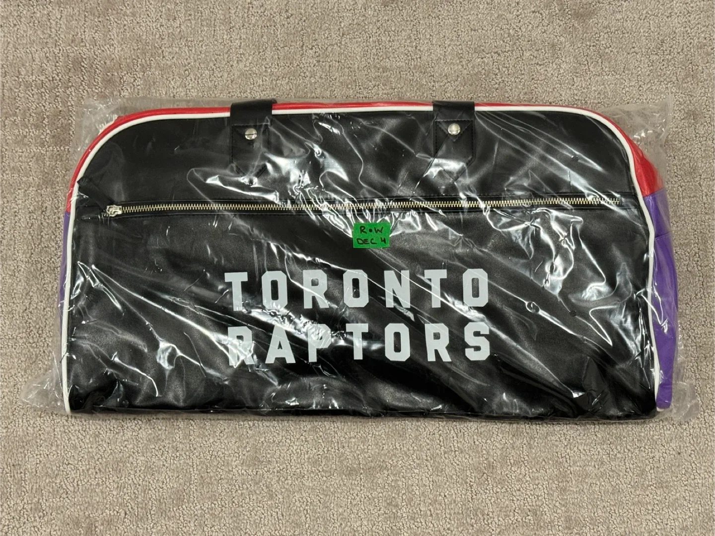 Toronto raptors duffle bag BNIB