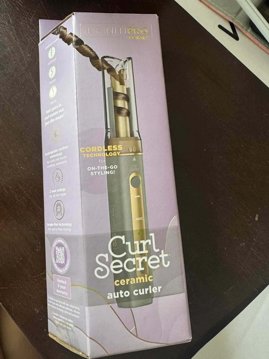 InfinitiPro by Conair Curl Secret Ceramic Auto Curler image indicator(2)