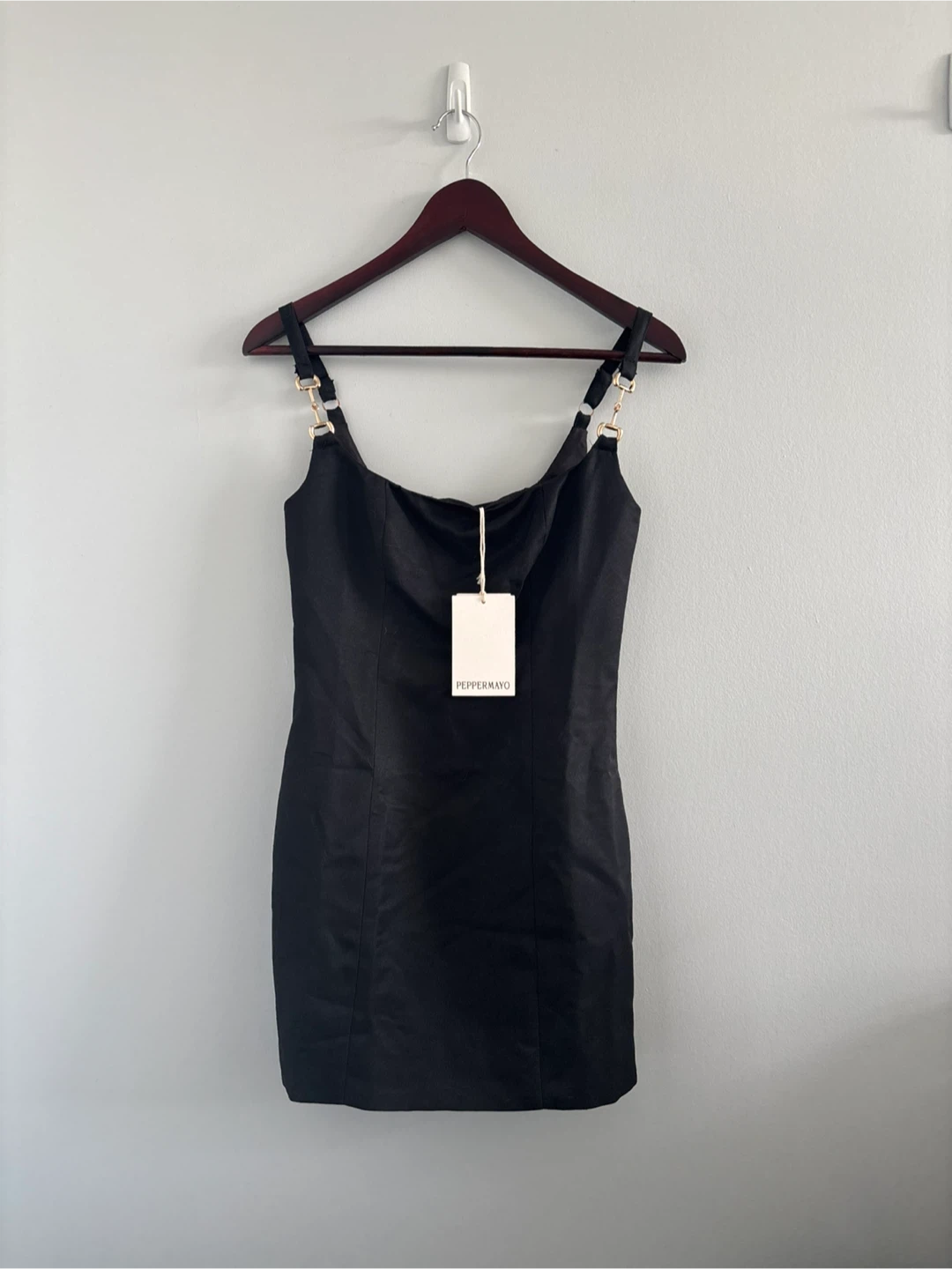 NWT Peppermayo | Black Mini Dress - US 2 - photo 4