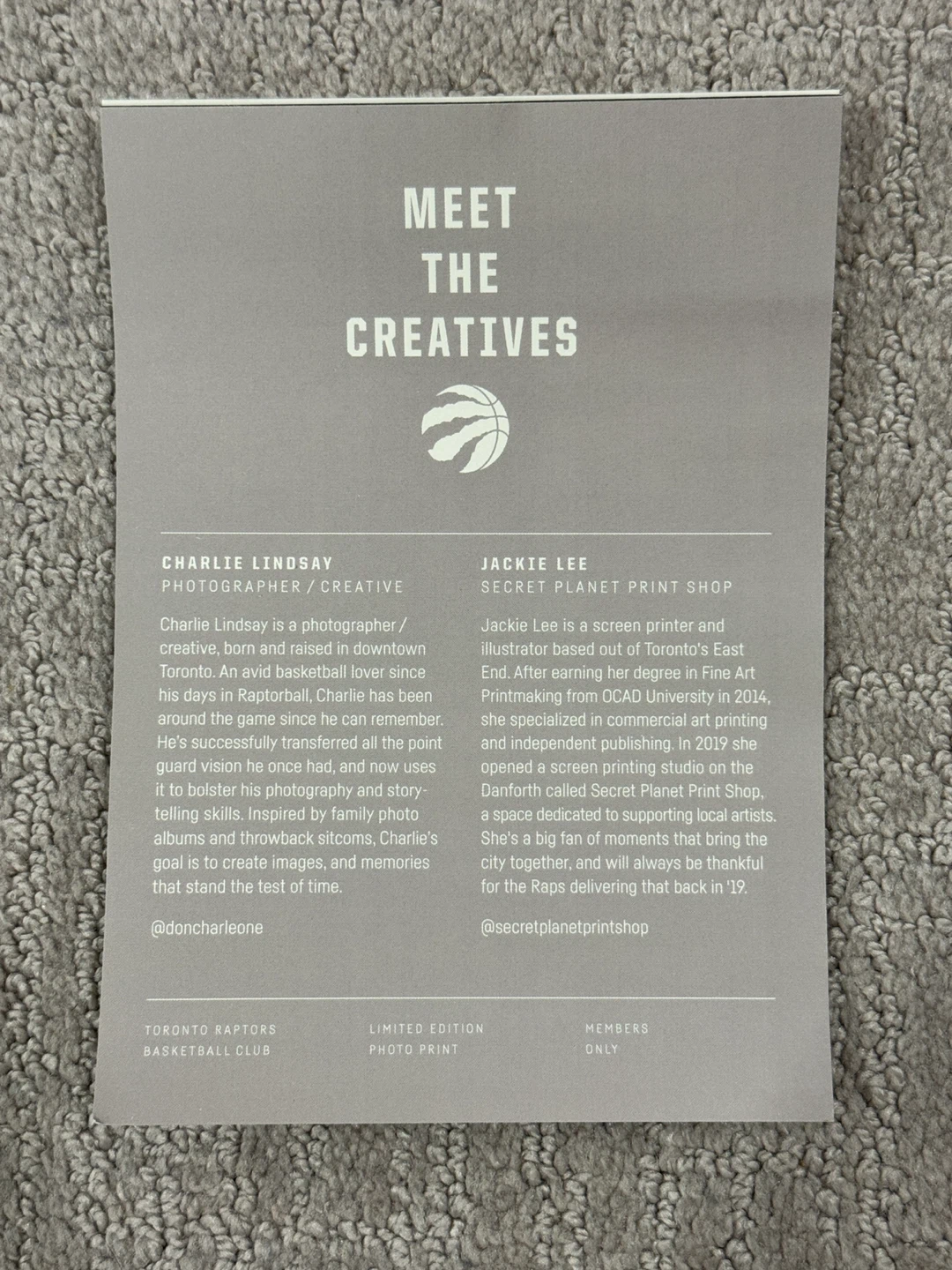 Fred VanVleet limited edition poster Member Exclusive - photo 5