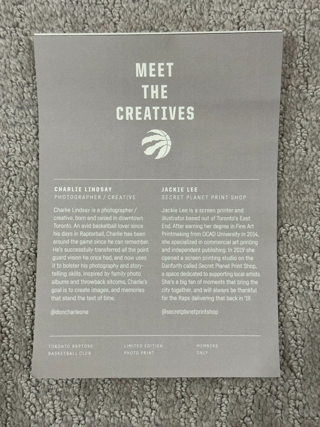 Fred VanVleet limited edition poster Member Exclusive image indicator(5)