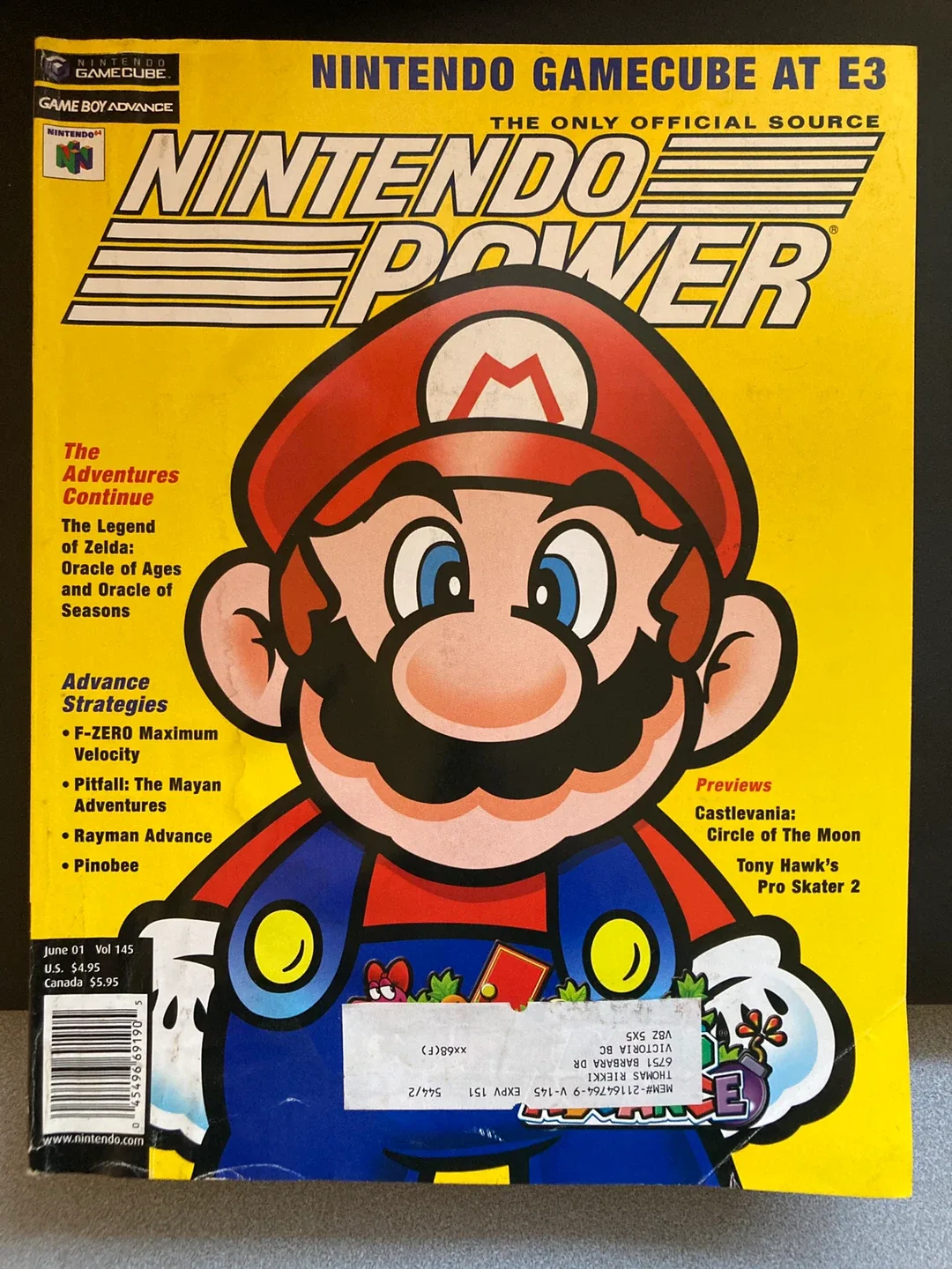 Nintendo Power Magazine June 2001 Vol 145