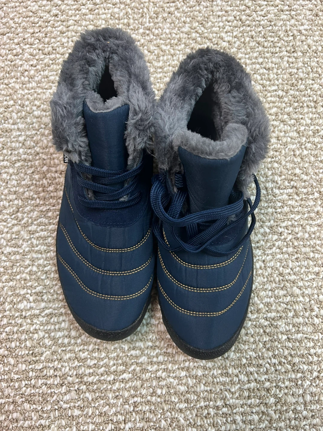 Navy Blue Fashion Winter Boots size 10