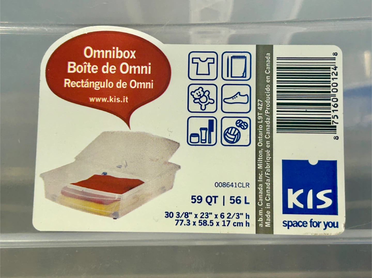 3 KIS Omnibox Under-the-bed Storage Totes - photo 2